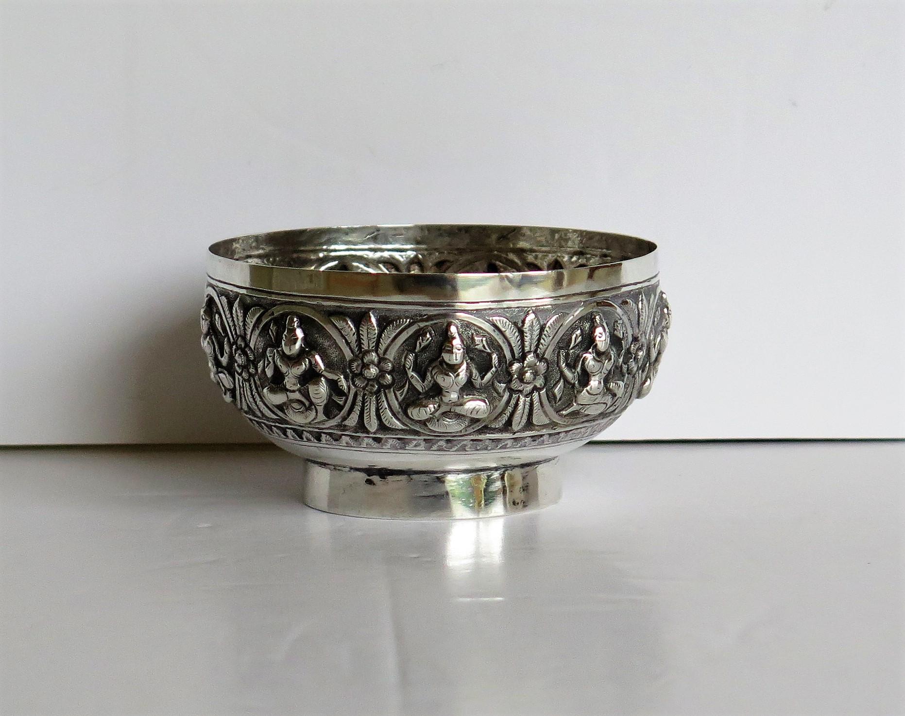 indian silver bowl
