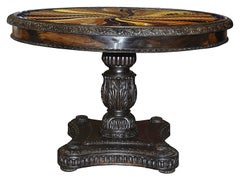 19th Century Anglo Indian Specimen Wood Center Table