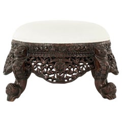 Antique 19th Century Anglo-Indian Stool