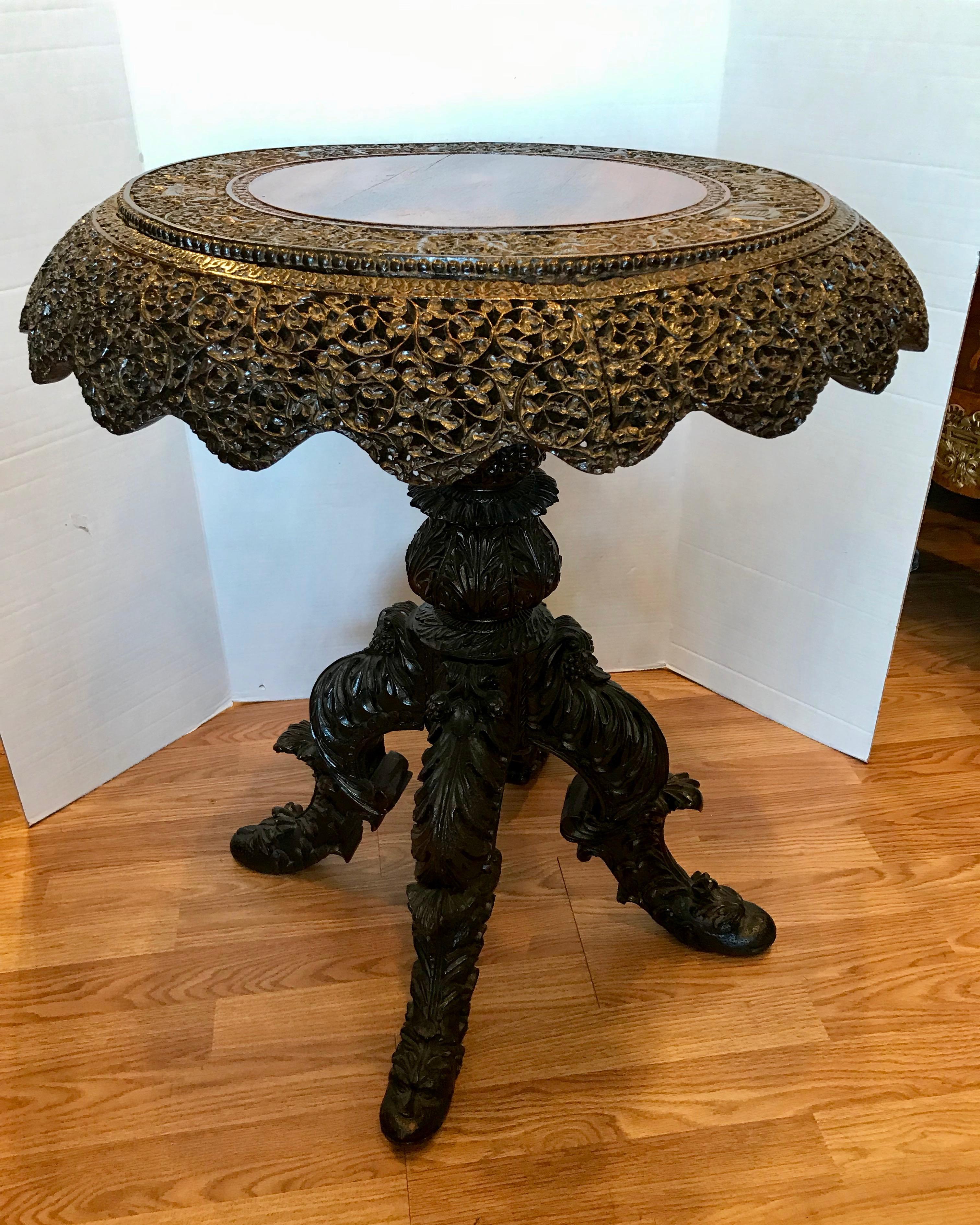 19th Century Anglo, Indian Tea Table 1