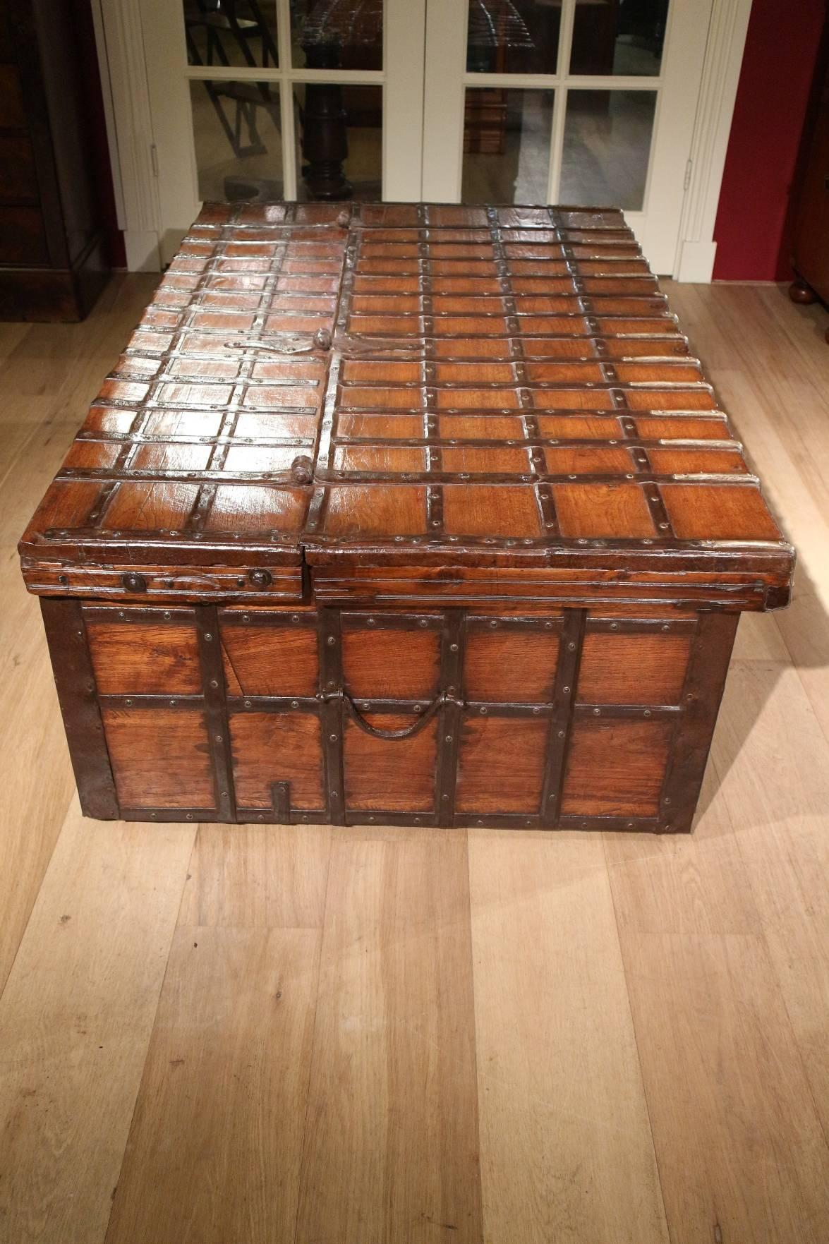 19th Century Anglo-Indian Teak Wood Box or Coffee Table 9