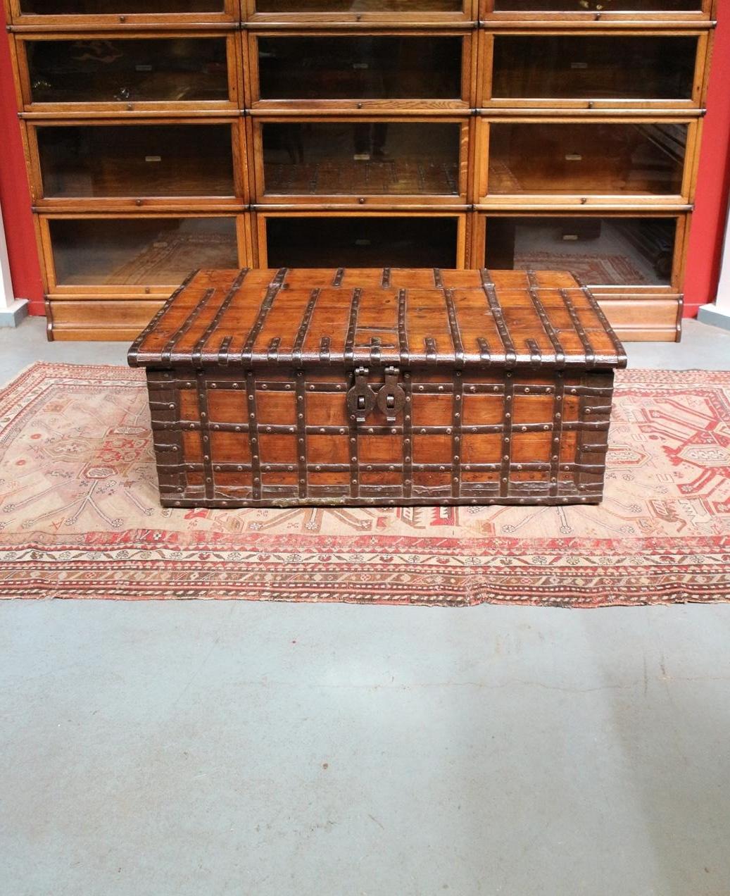 Mid-19th Century 19th Century Anglo-Indian Teakwood Box or Coffee Table