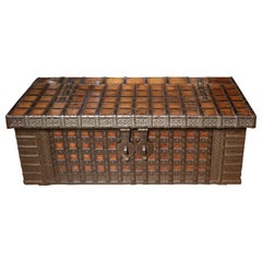 19th Century Anglo-Indian Teakwood Box or Coffee Table