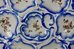 19th Century Angoulême French Faïence, Alfred Renoleau Hand Painted Oyster Plate
