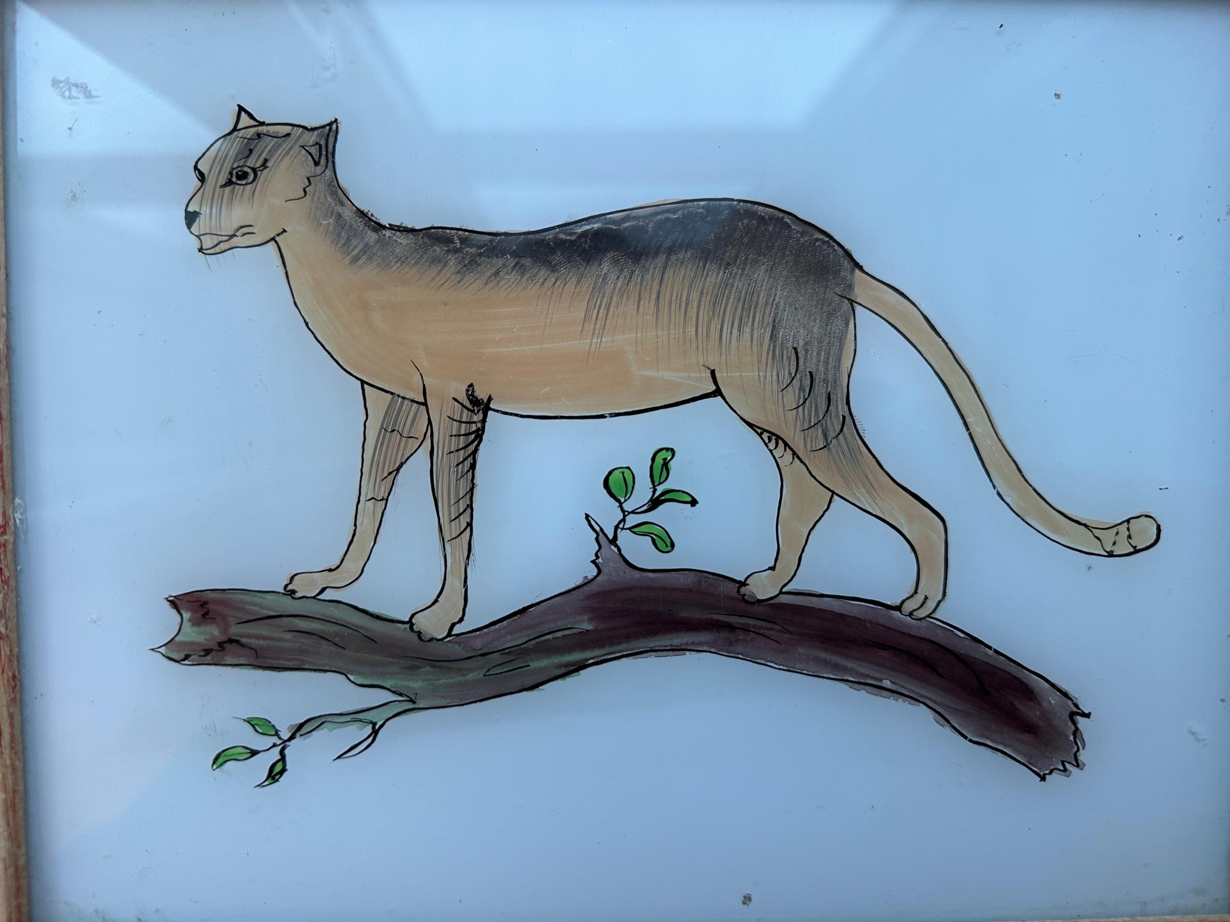 English 19th-Century Animal Study: Exquisite Wildlife Painting For Sale