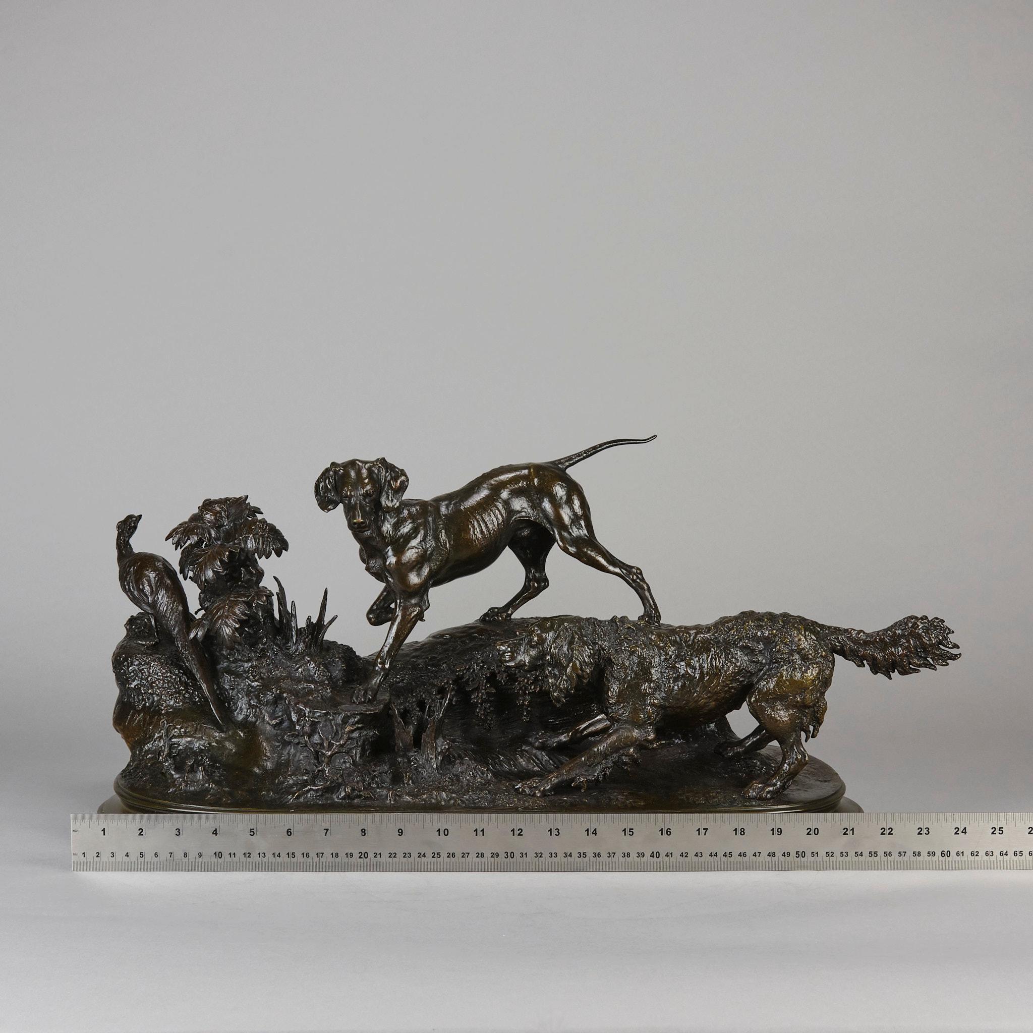 Bronce animalier del siglo XIX titulado 