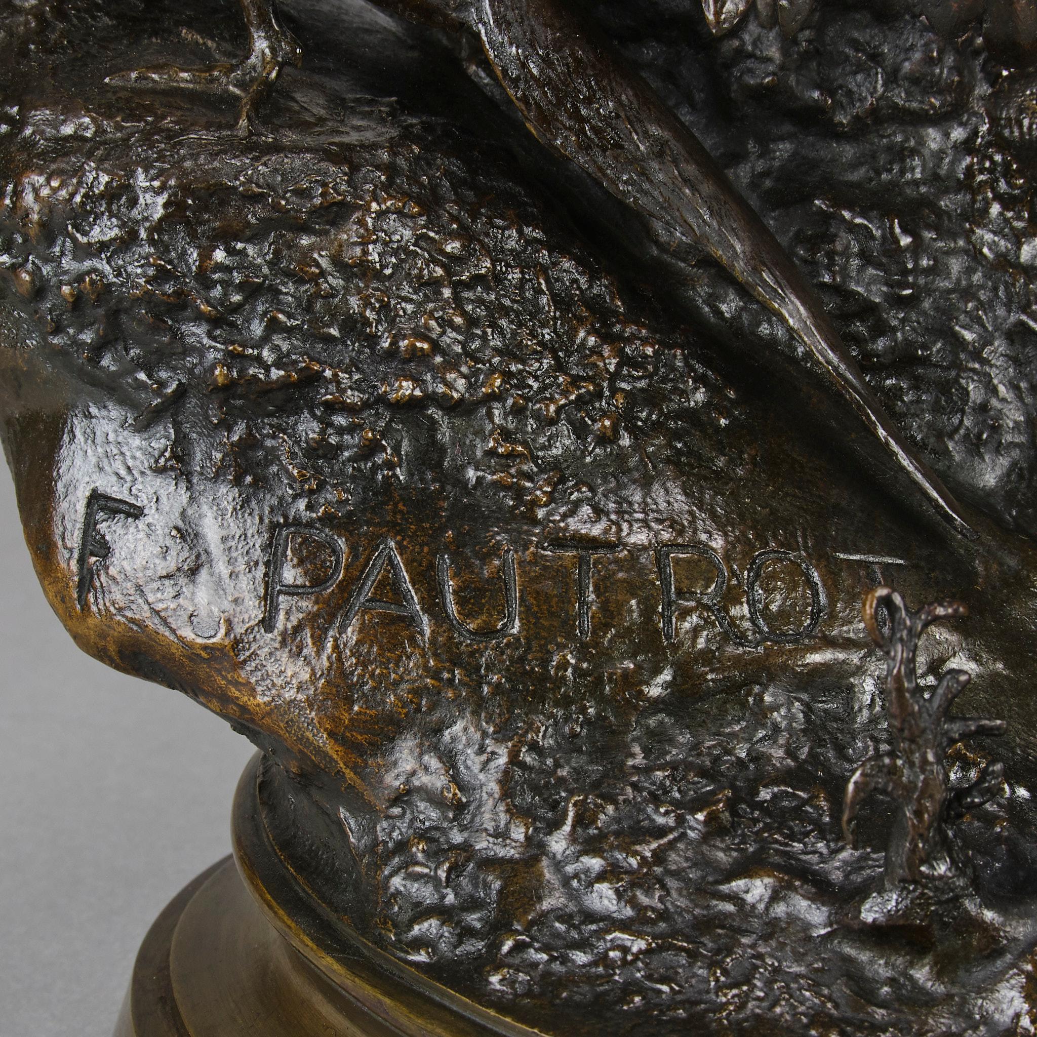 Bronce animalier del siglo XIX titulado 