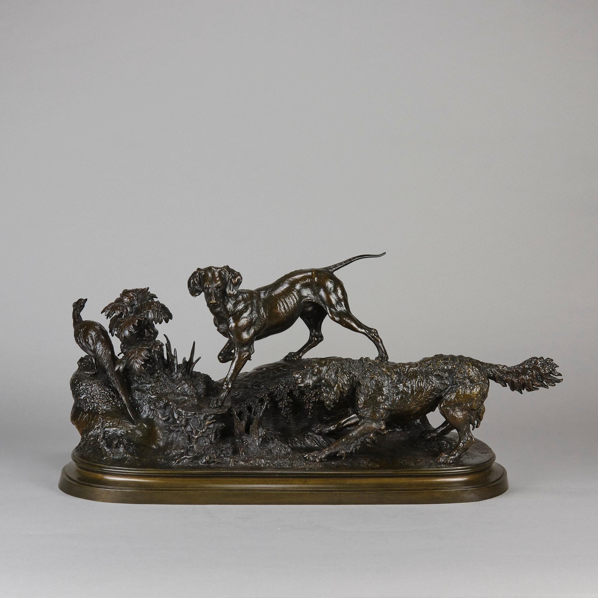 Bronce animalier del siglo XIX titulado 