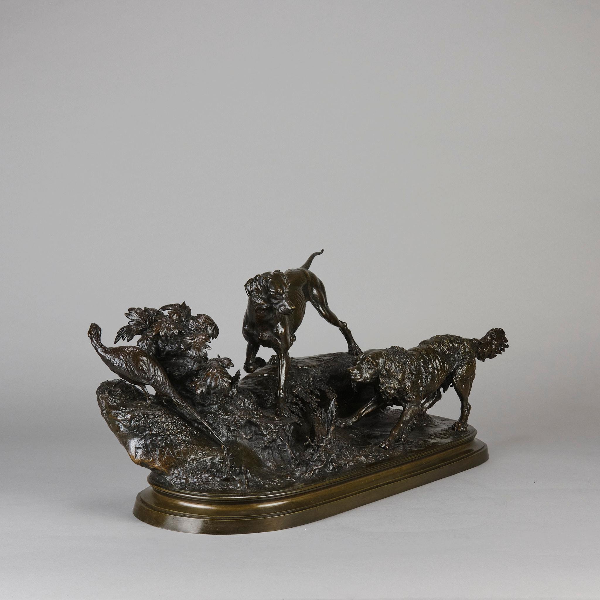 Bronce animalier del siglo XIX titulado 