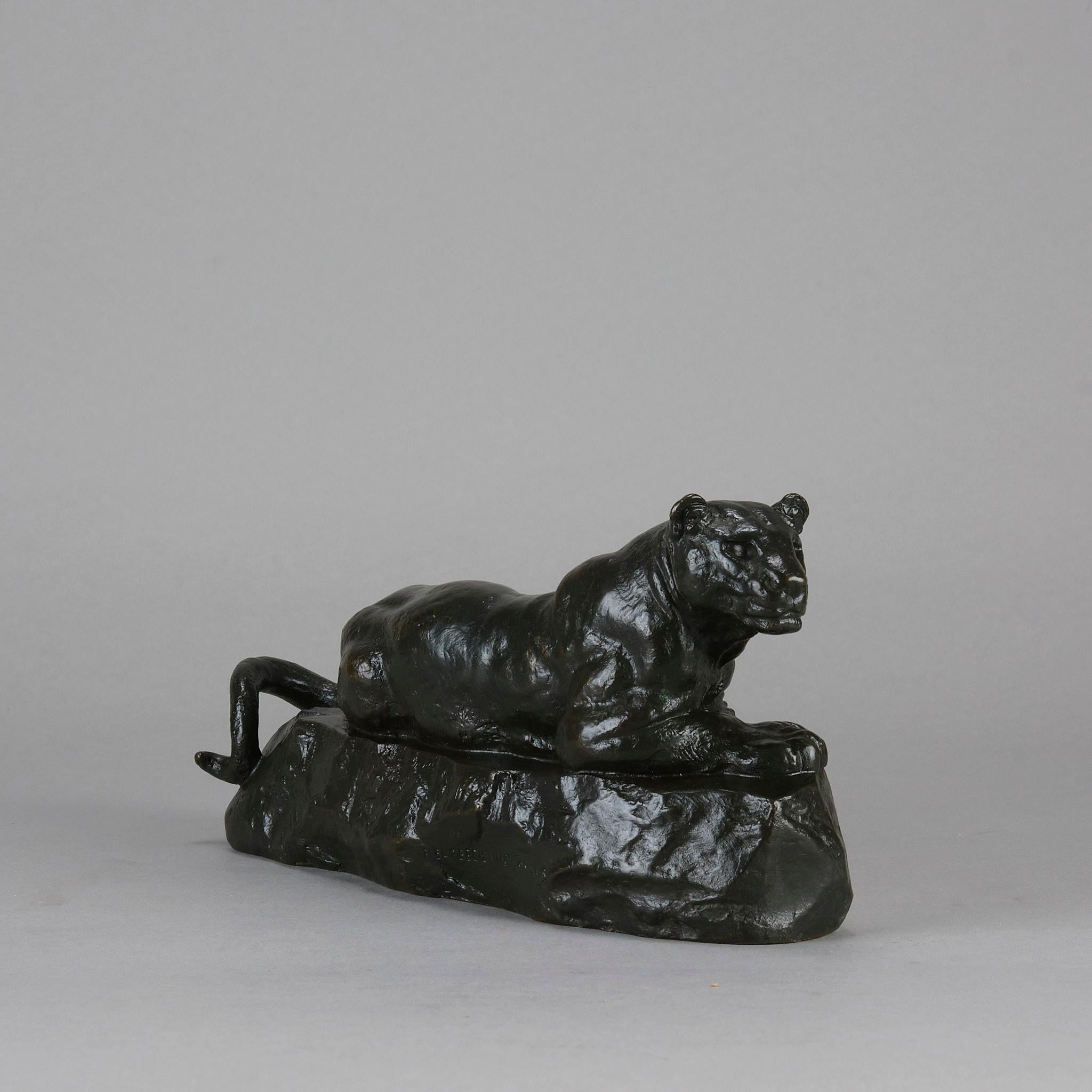Bronze animalier du XIXe siècle intitulé 