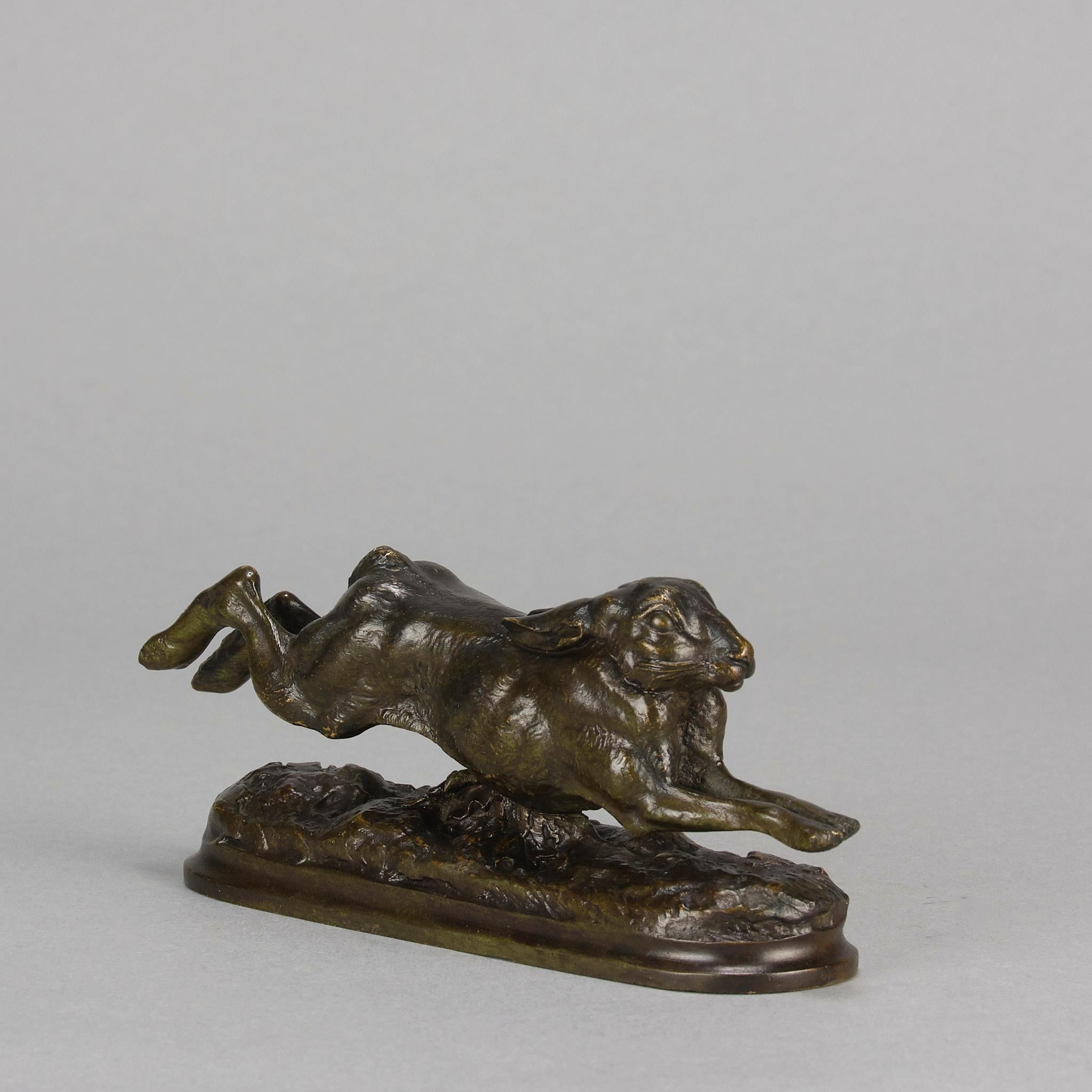 Cast 19th Century Animalier Bronze entitled 