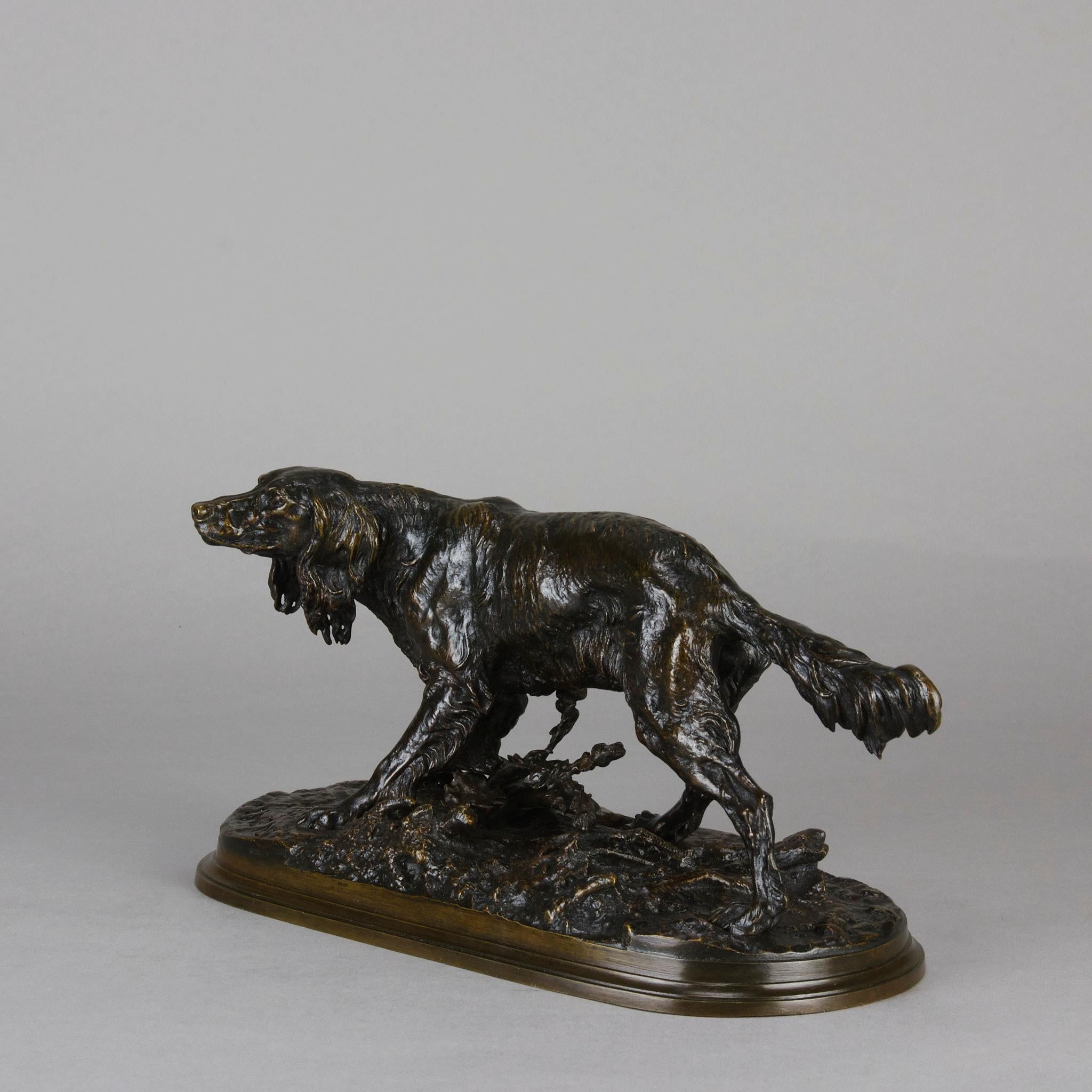 19th Century Animalier Bronze Sculpture entitled 