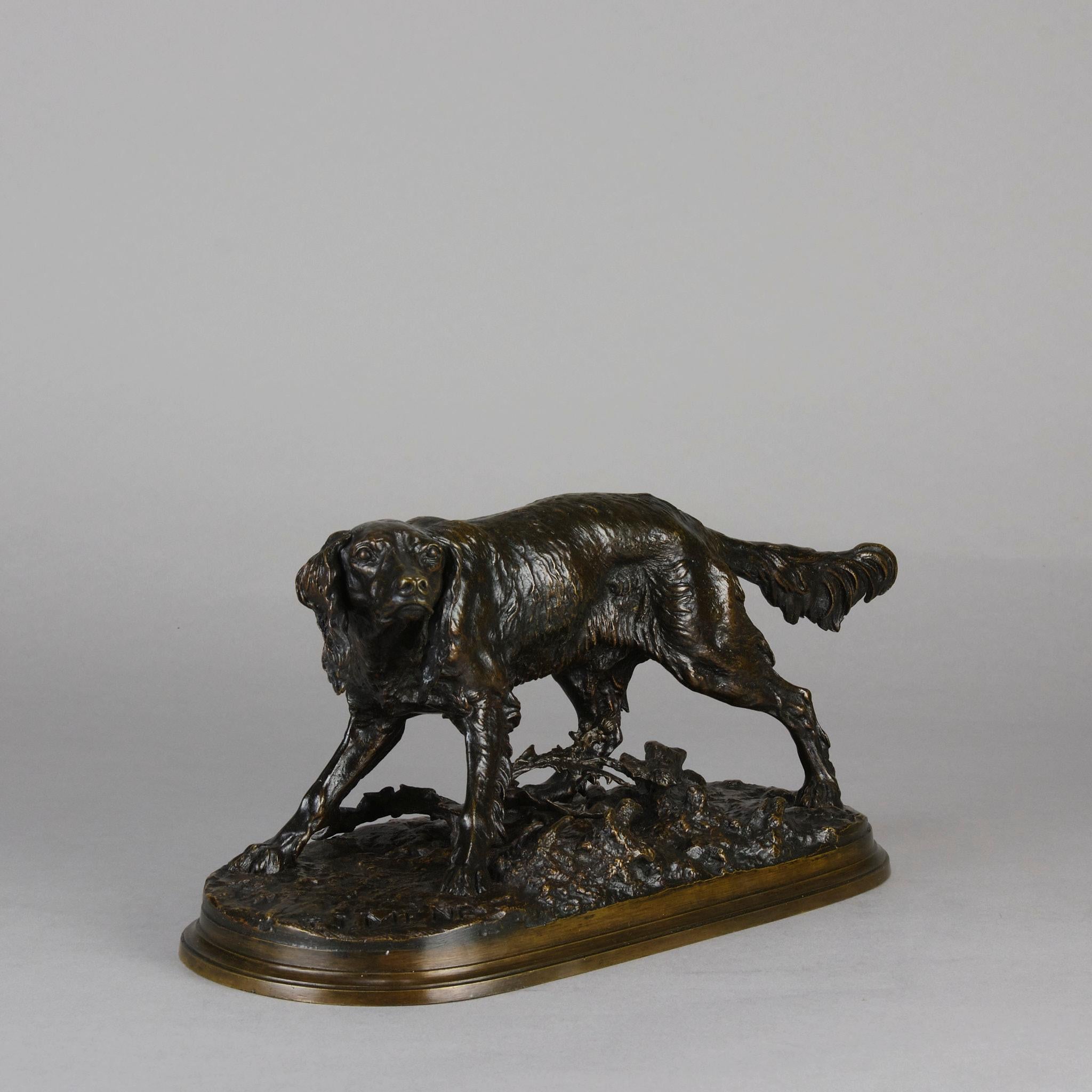 French 19th Century Animalier Bronze Sculpture entitled 
