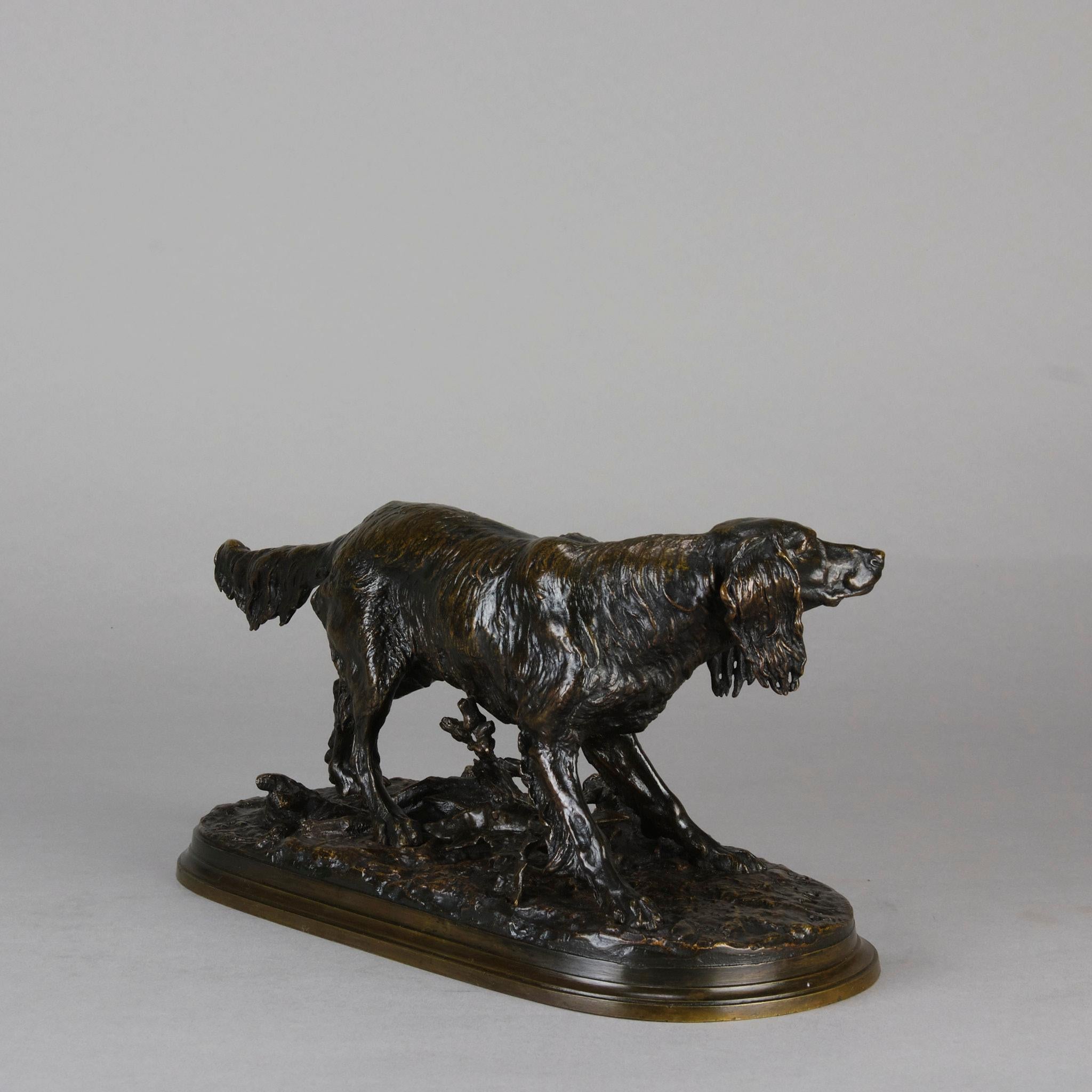 19th Century Animalier Bronze Sculpture entitled 