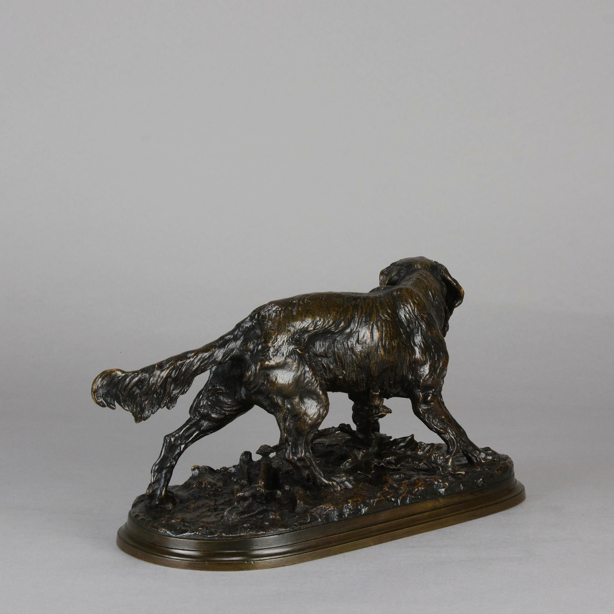 19th Century Animalier Bronze Sculpture entitled 