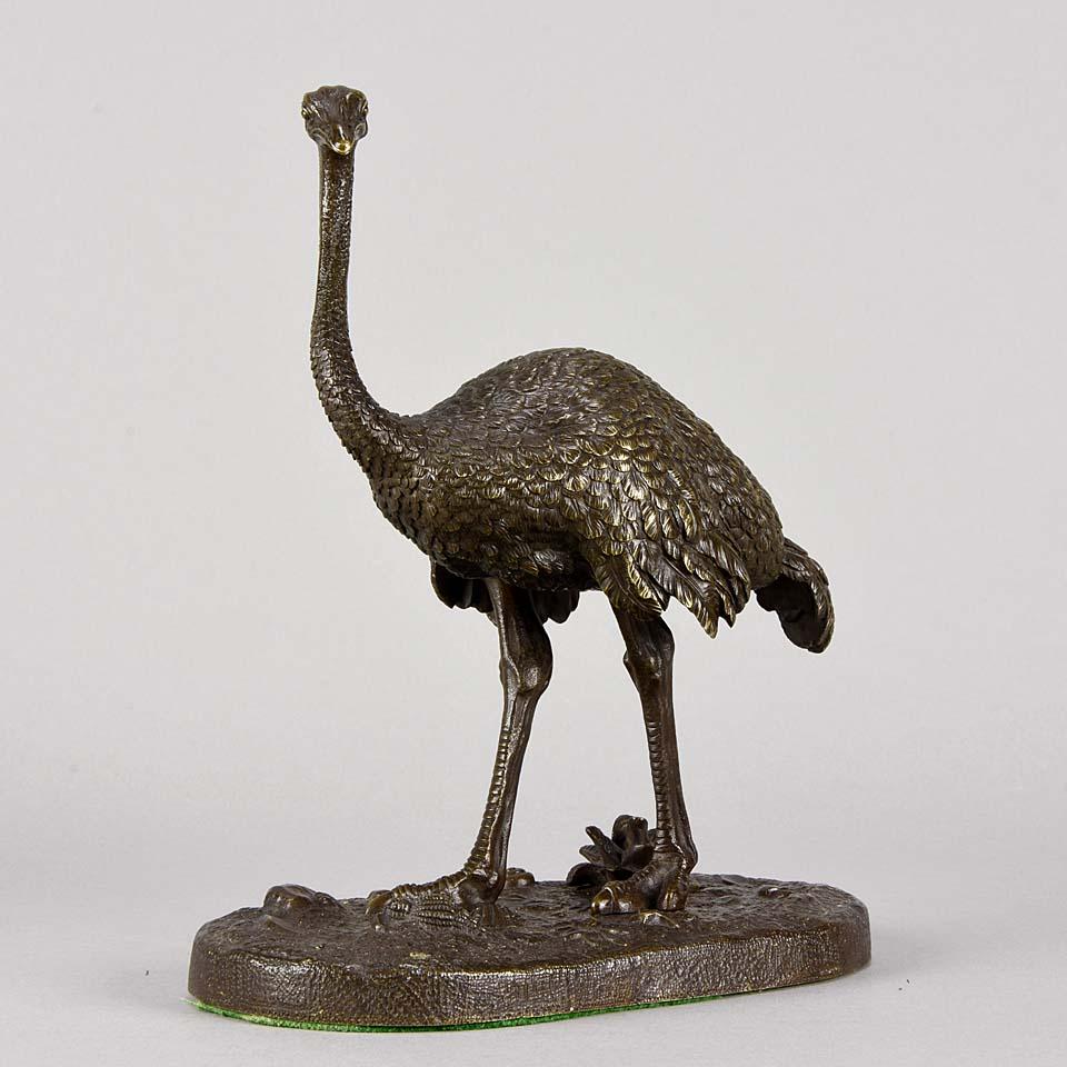 Art Nouveau 19th Century Animalier Bronze Sculpture entitled 