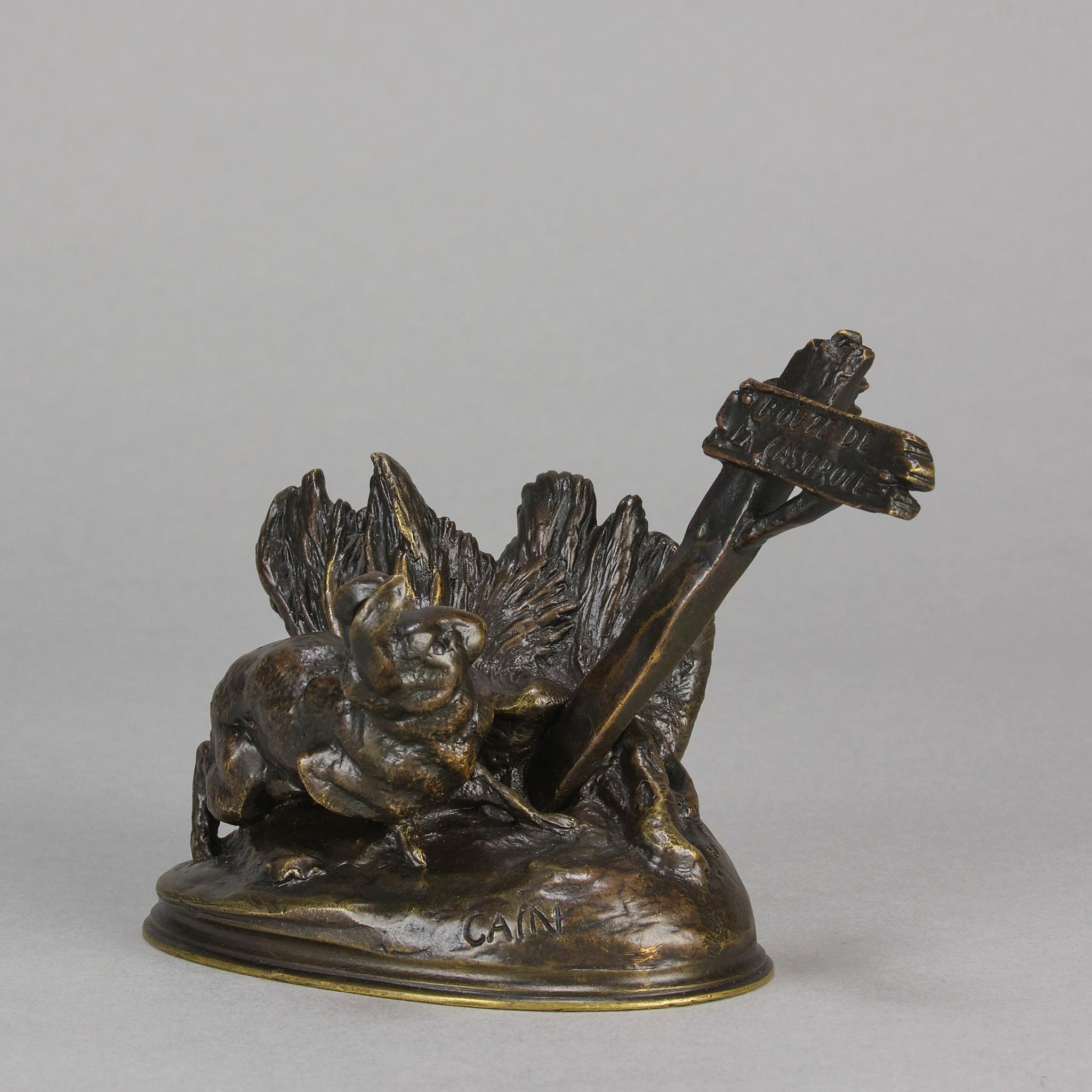 19th Century Animalier Bronze Sculpture 