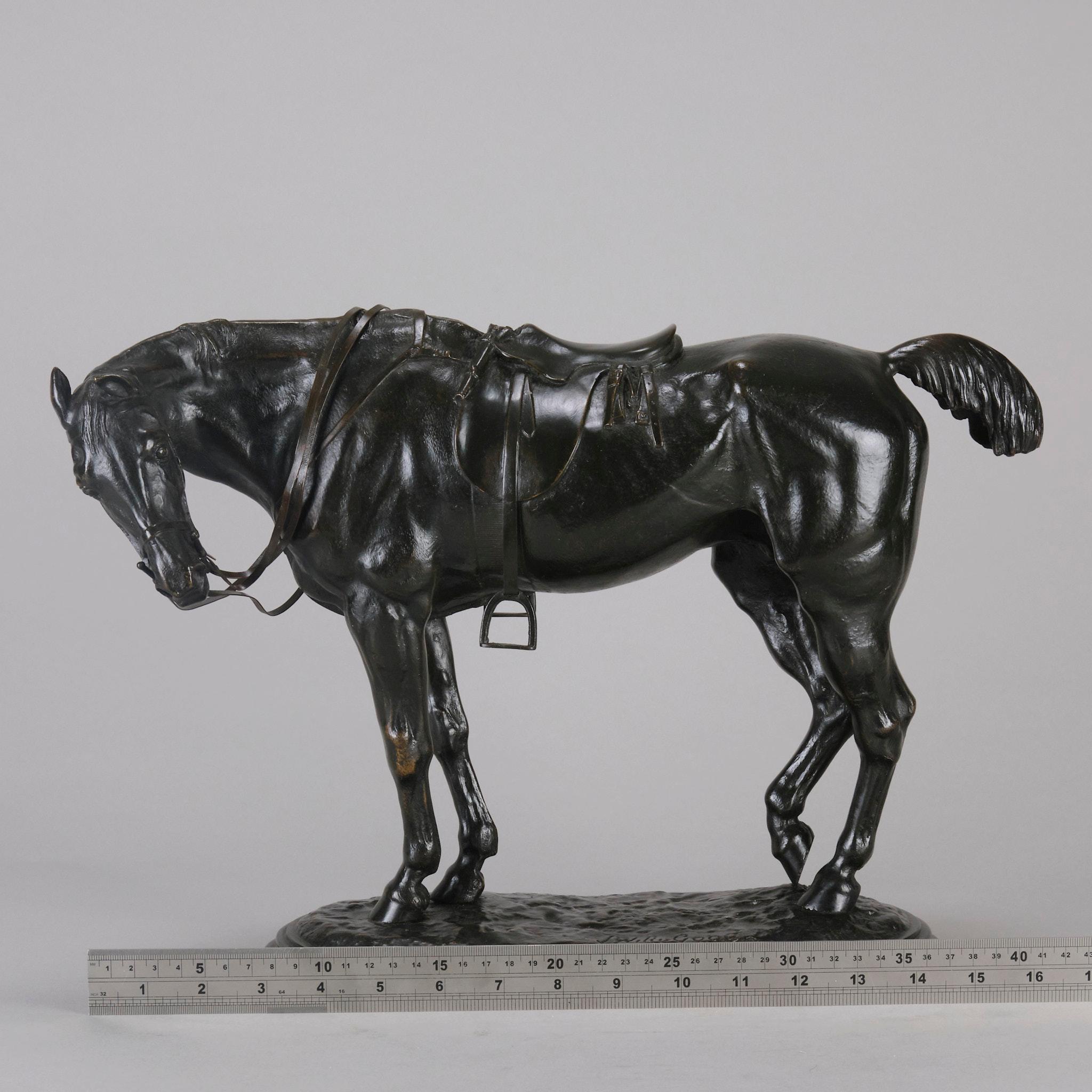 19th Century Animalier Bronze Study Entitled 