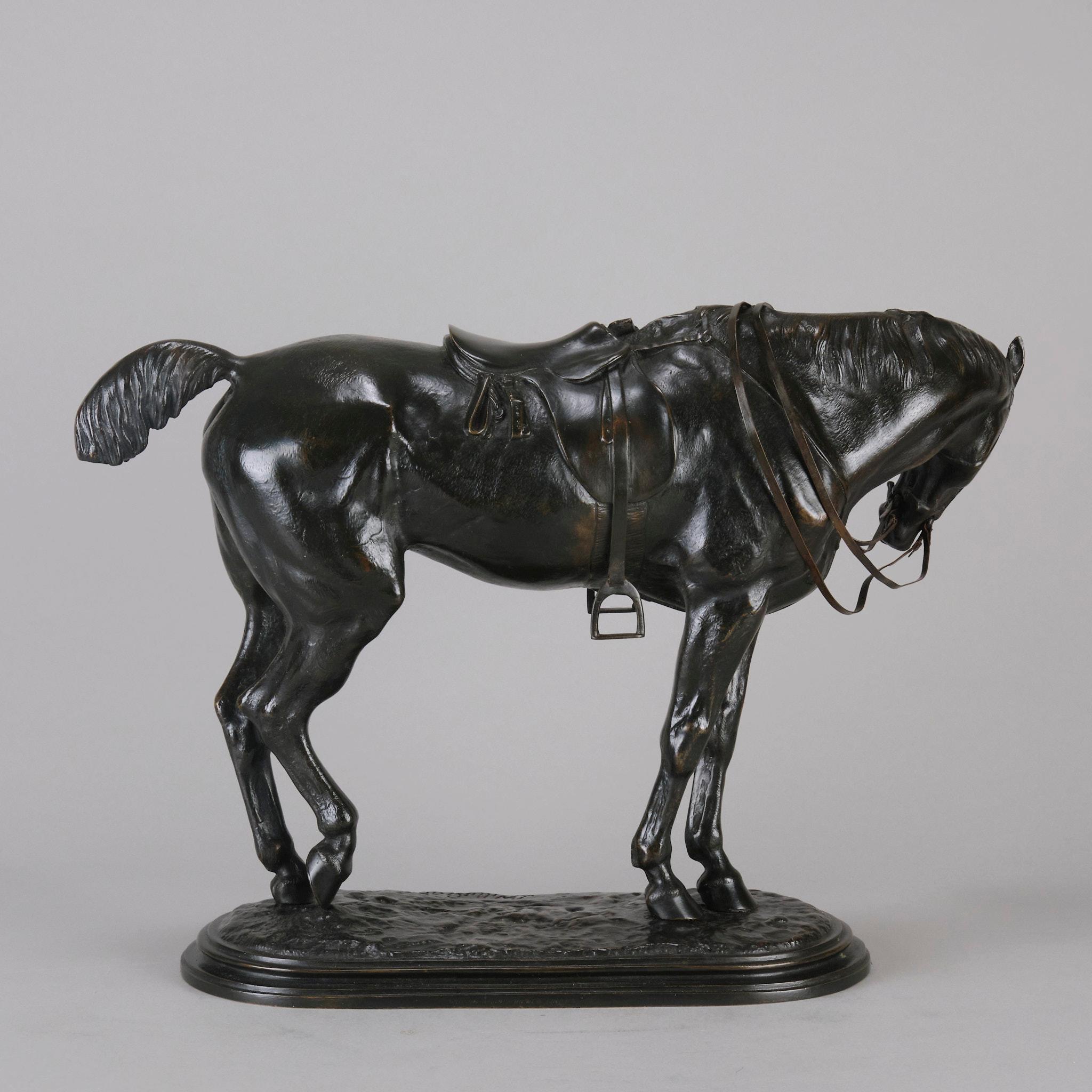 Animalier-Bronzestudie mit dem Titel „Tired Hunter“ von John Willis-Good aus dem 19. Jahrhundert im Zustand „Hervorragend“ im Angebot in London, GB