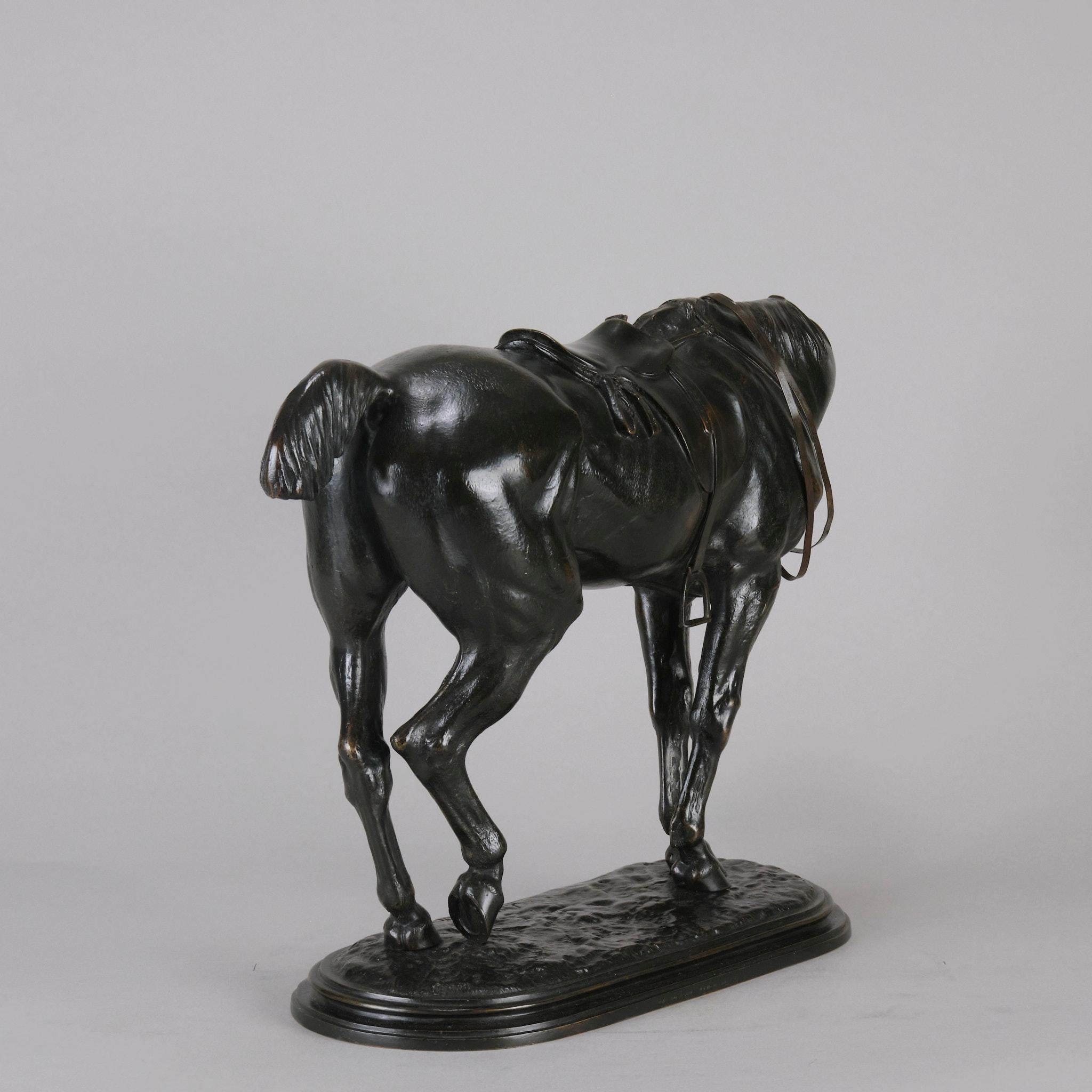 Animalier-Bronzestudie mit dem Titel „Tired Hunter“ von John Willis-Good aus dem 19. Jahrhundert im Angebot 1