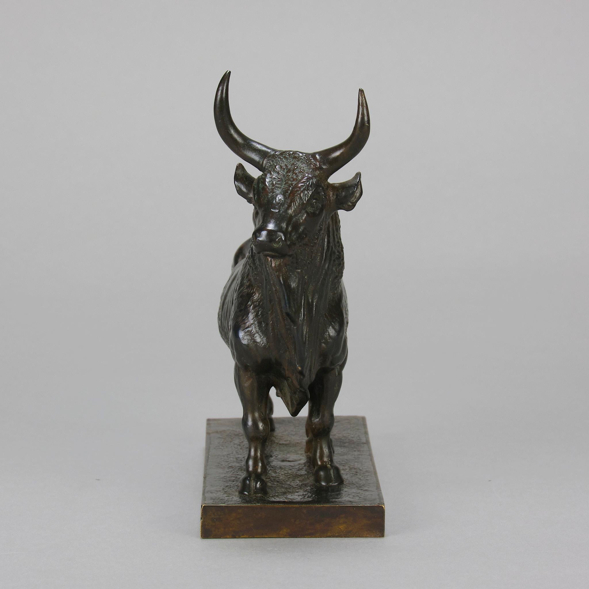 Calco Animalier in bronzo del XIX secolo 
