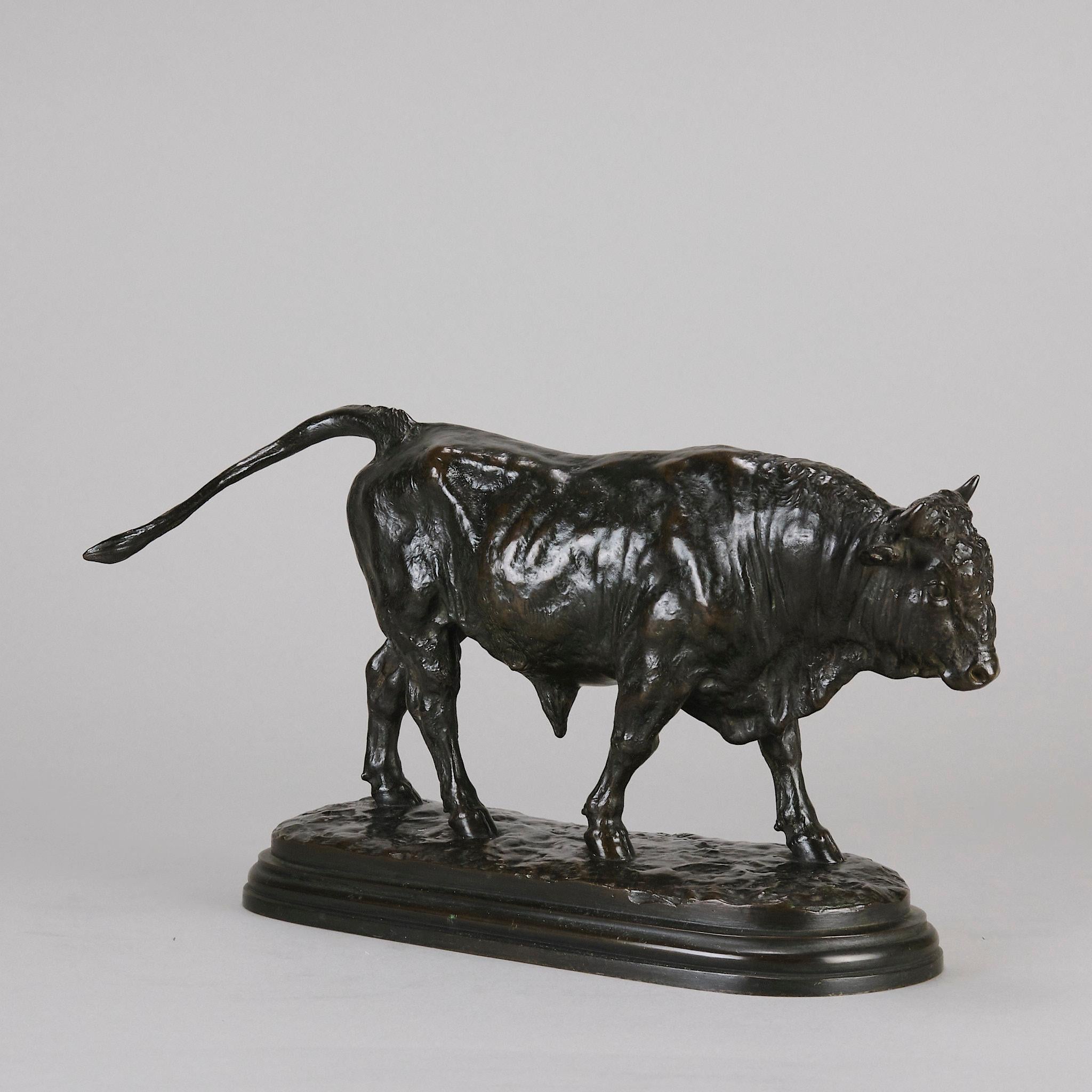 Tierier Französische Bronze des 19. Jahrhunderts mit dem Titel „Taureau Debout“ von Rosa Bonheur im Zustand „Hervorragend“ im Angebot in London, GB
