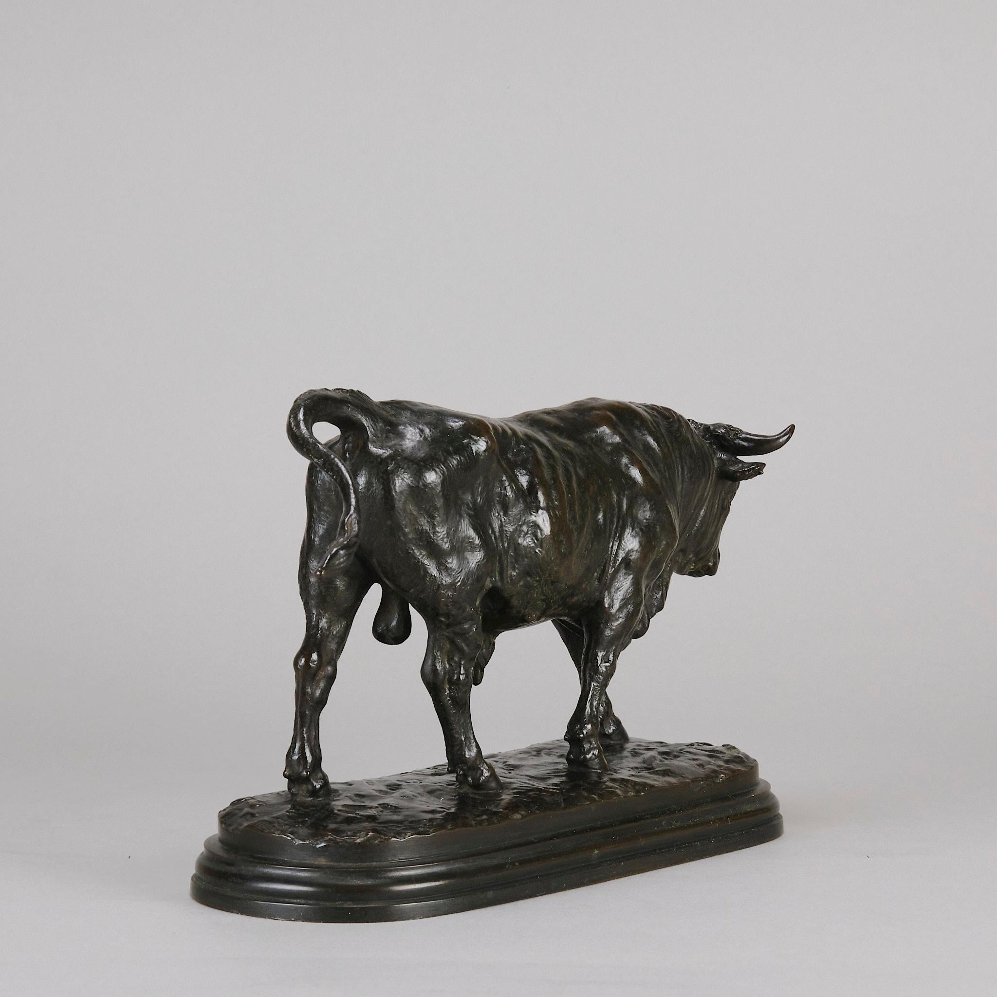 Cast 19th Century Animalier French Bronze Entitled 