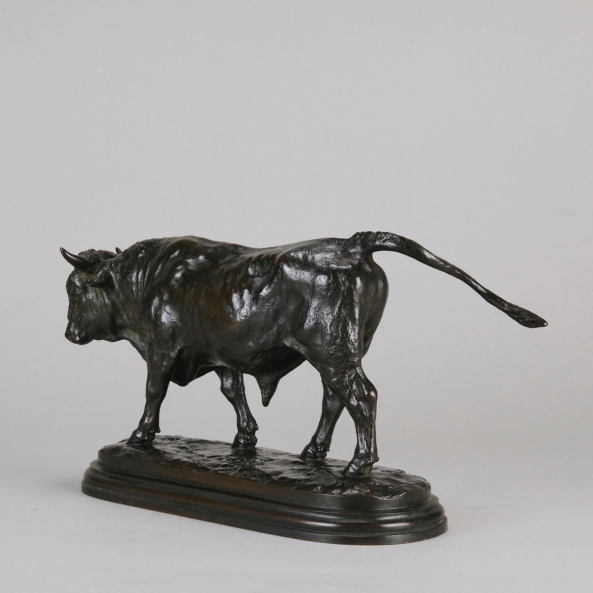 Tierier Französische Bronze des 19. Jahrhunderts mit dem Titel „Taureau Debout“ von Rosa Bonheur im Angebot 4