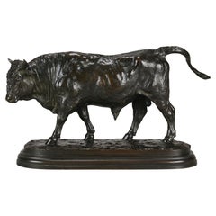 19th Century Animalier French Bronze Entitled "Taureau Debout" by Rosa Bonheur
