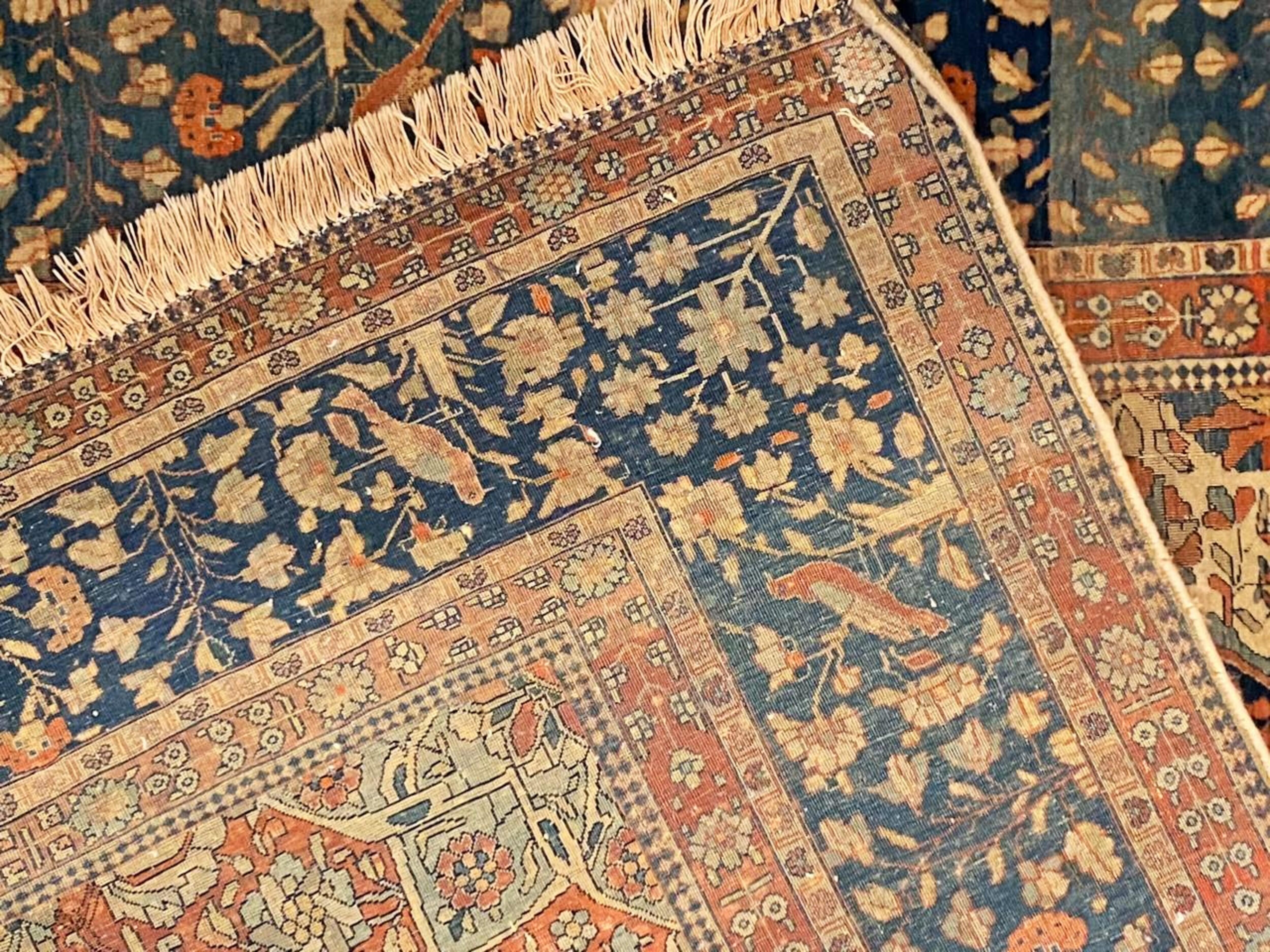 Anitque Persischer Farahan Sarouk-Teppich aus dem 19. Jahrhundert im Angebot 5