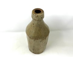 19th Century Antique 10" Stoneware Pottery Beer Bottle, D.L.O. & SON, New York