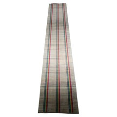 19th Century Antique American Rag Rug Runner