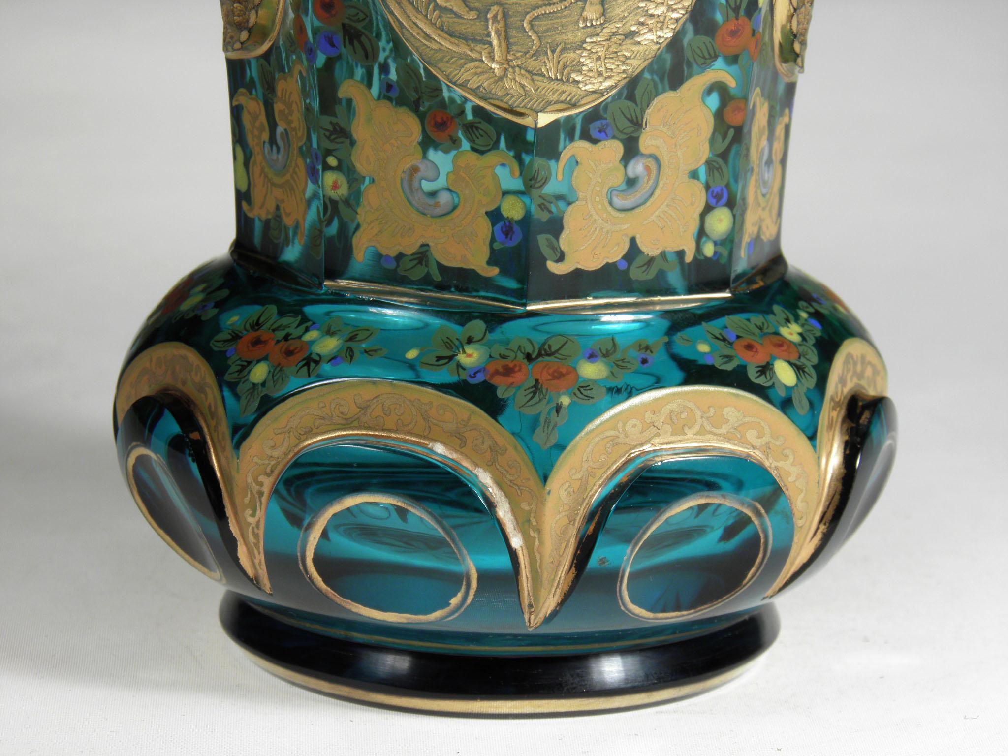 19th Century Antique Aquamarine Goblet 1