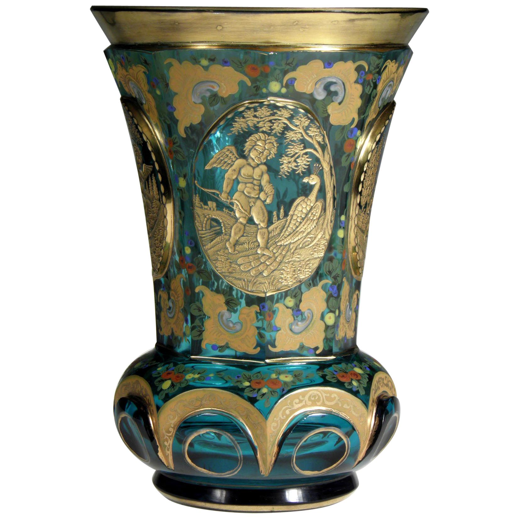 19th Century Antique Aquamarine Goblet