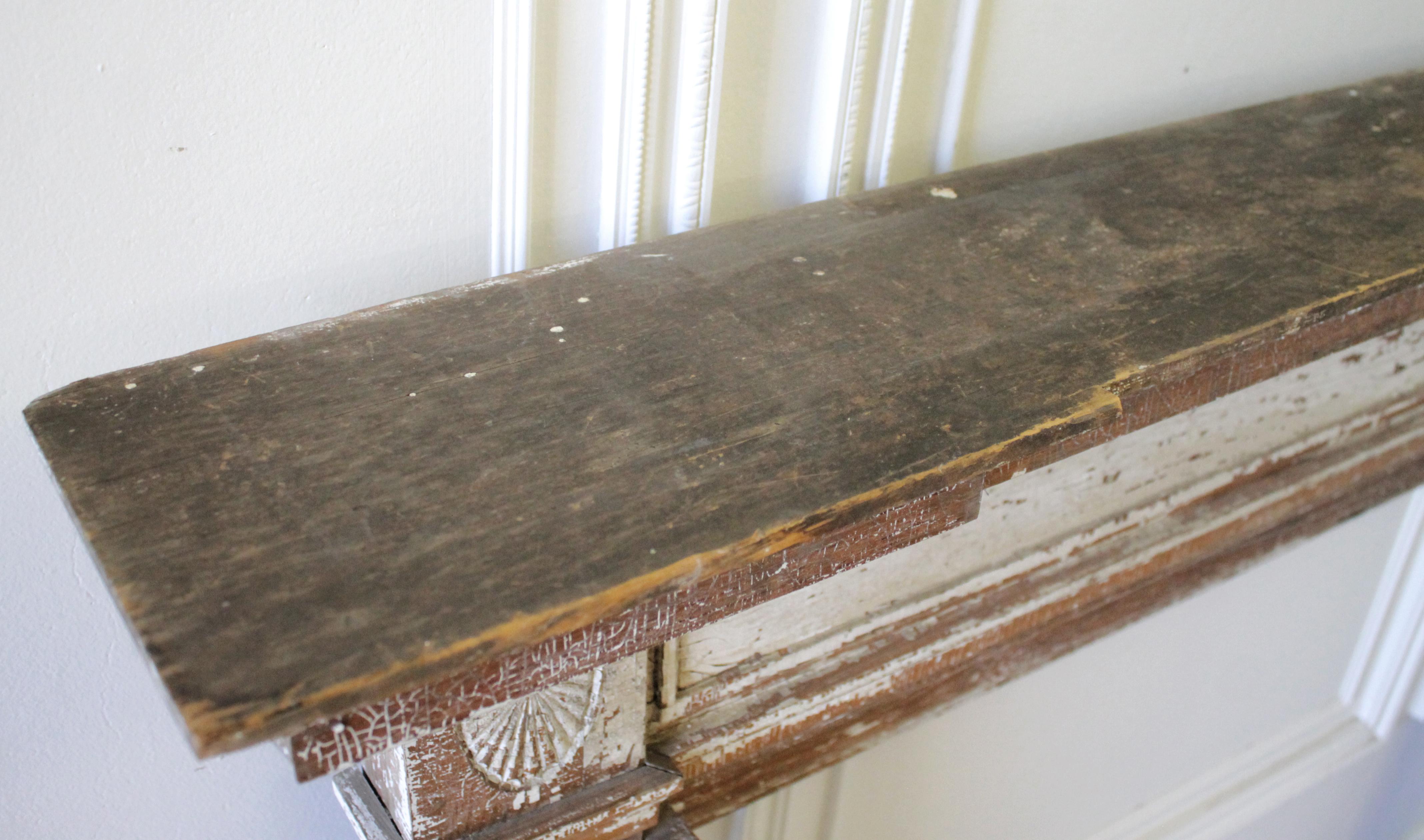 American 19th Century Antique Architectural Salvage Mantle