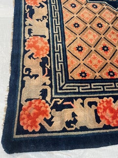 19th Century Antique Art Deco Chinese Rug