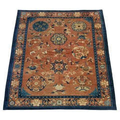19th Century Antique Art Deco Chinese rug