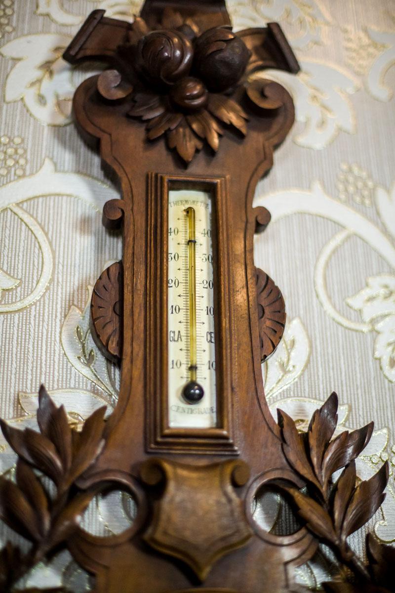 European 19th Century Antique Barometer For Sale