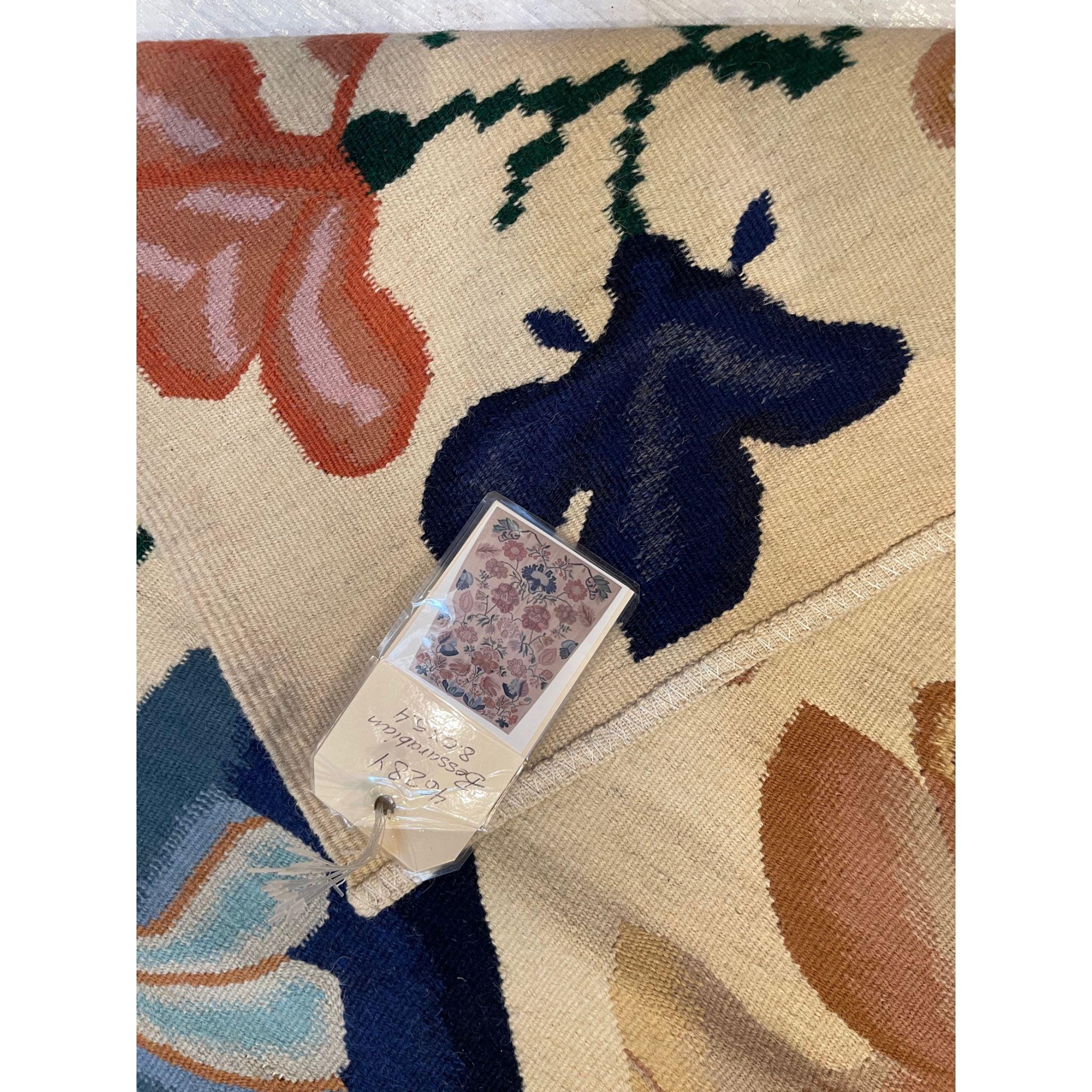 Antiker bessarabischer floraler Teppich aus dem 19. Jahrhundert im Zustand „Gut“ im Angebot in Los Angeles, US