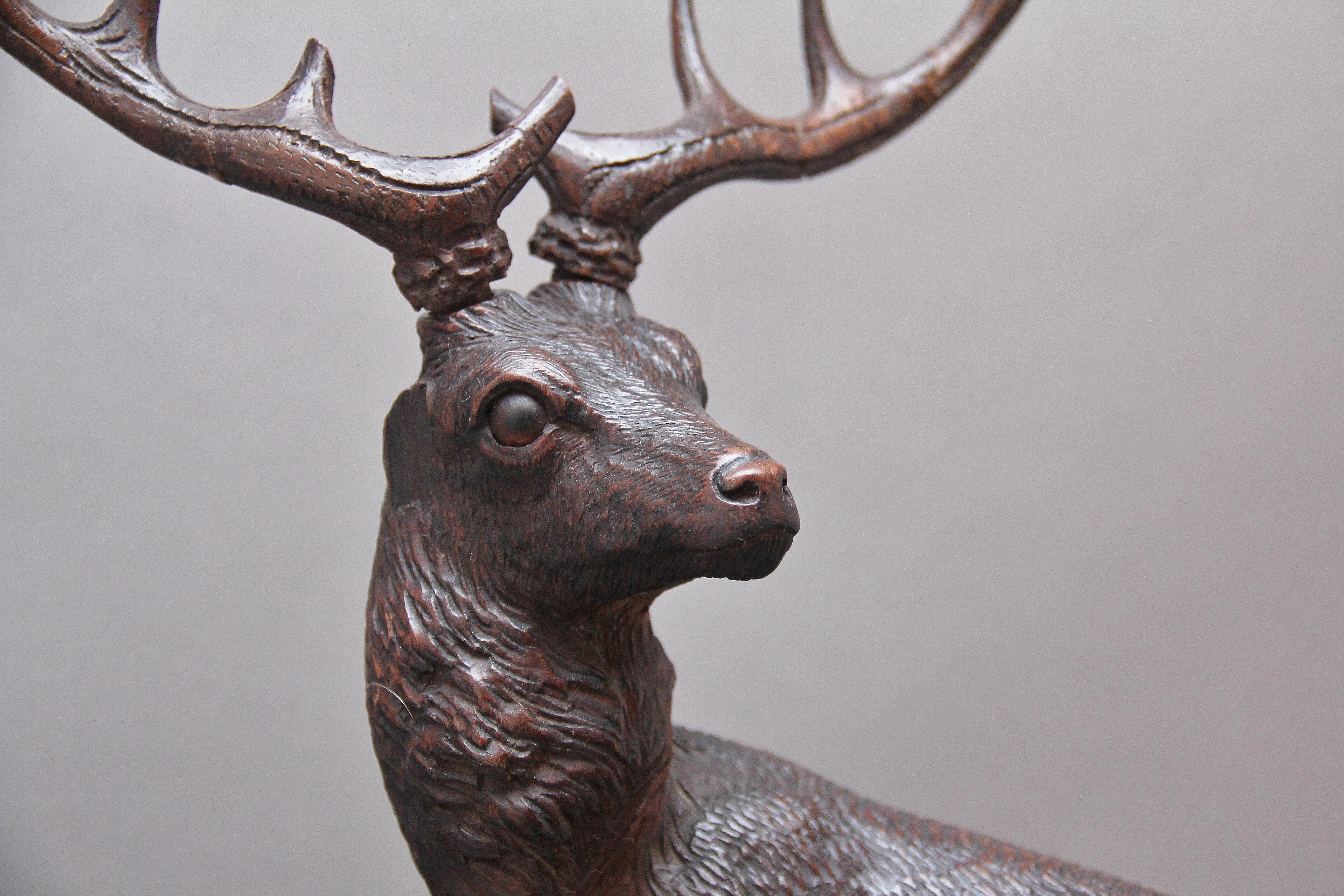 19th Century Antique Black Forest Mantle Clock 2