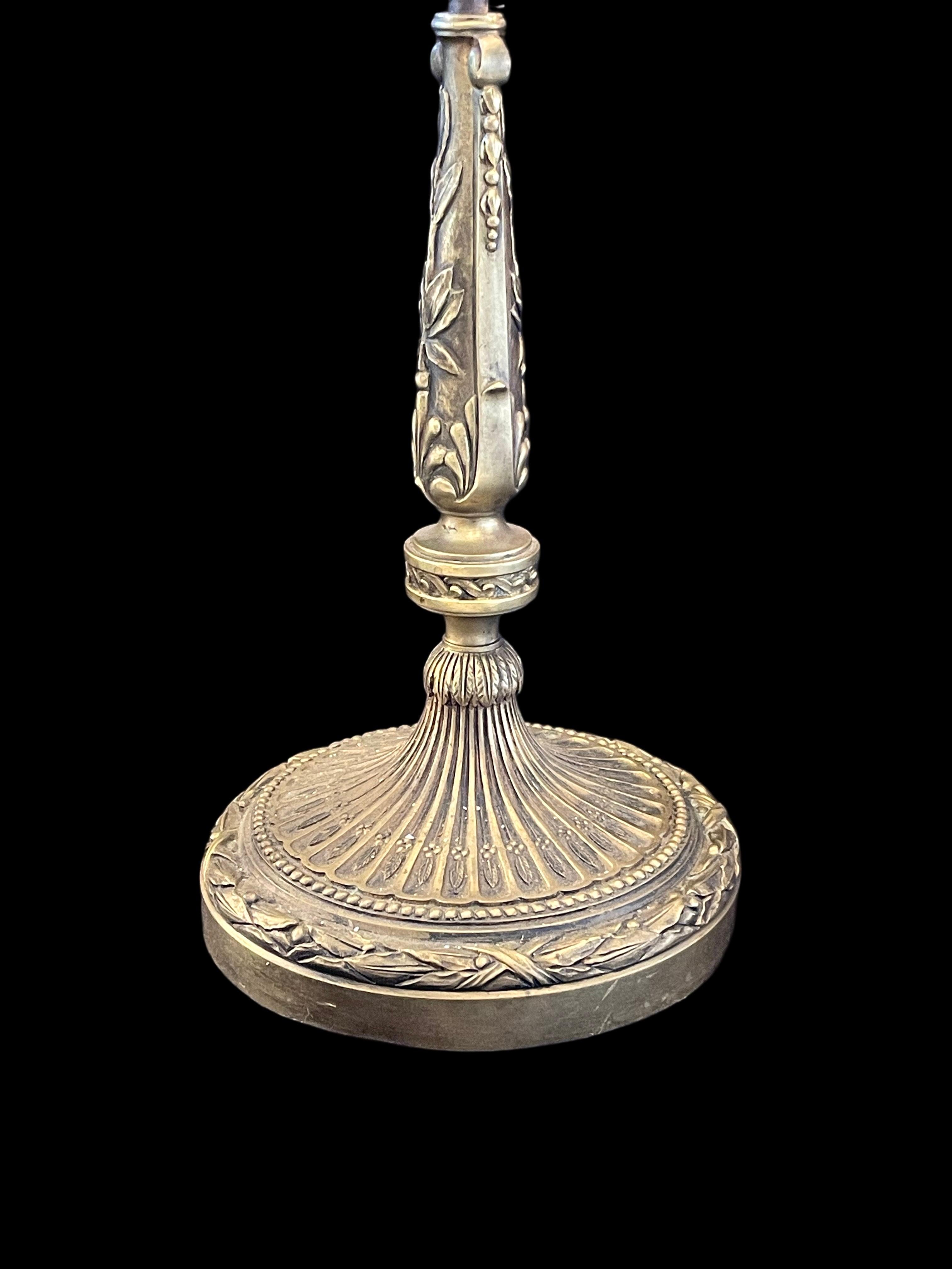Lampe à huile ancienne du 19e siècle, Rise & Fall Converted Bon état - En vente à London, GB