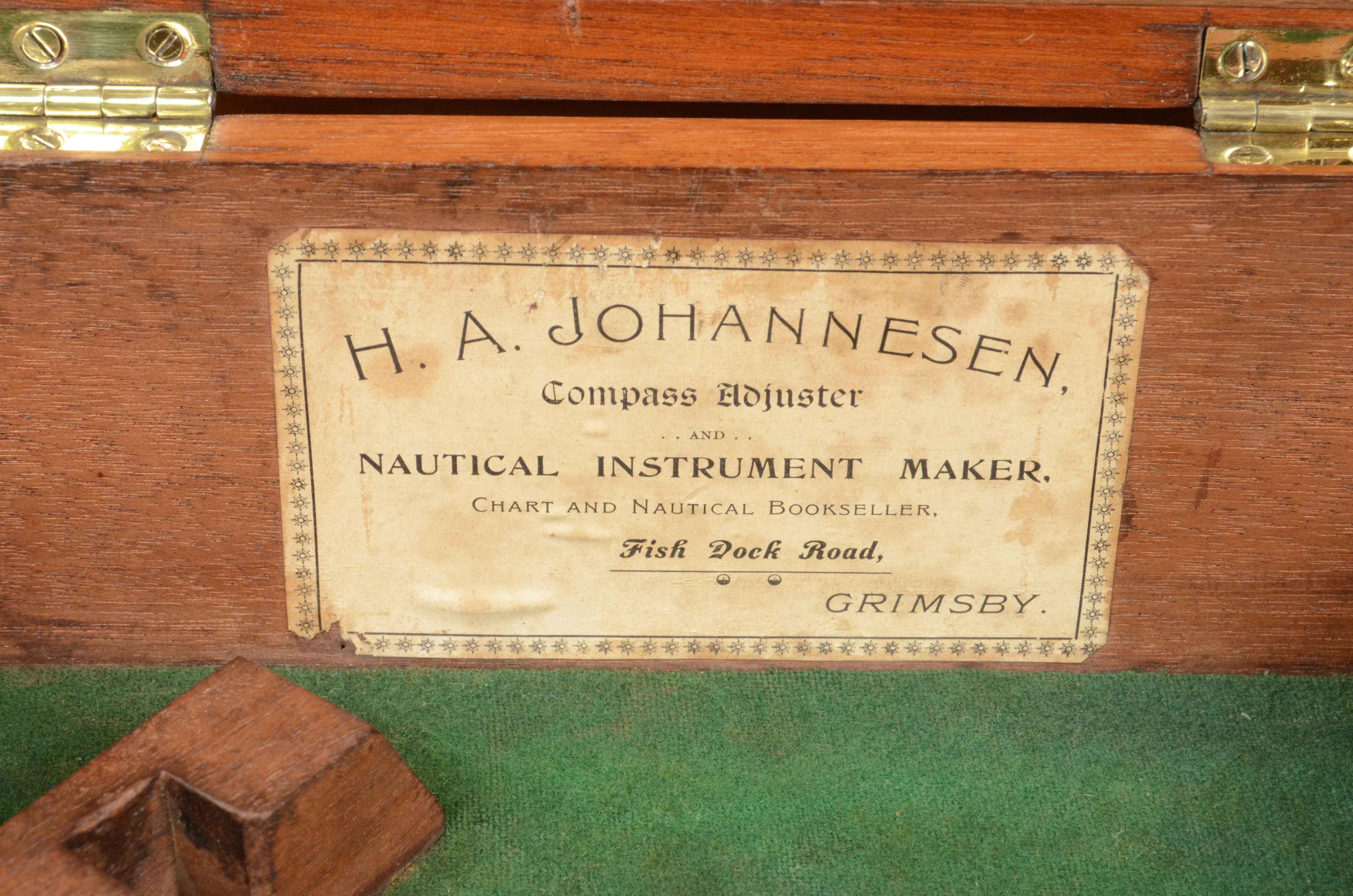 Sextant en laiton ancien du 19ème siècle signé J.C. Navigation maritime Krohn Bergen Maritime 12