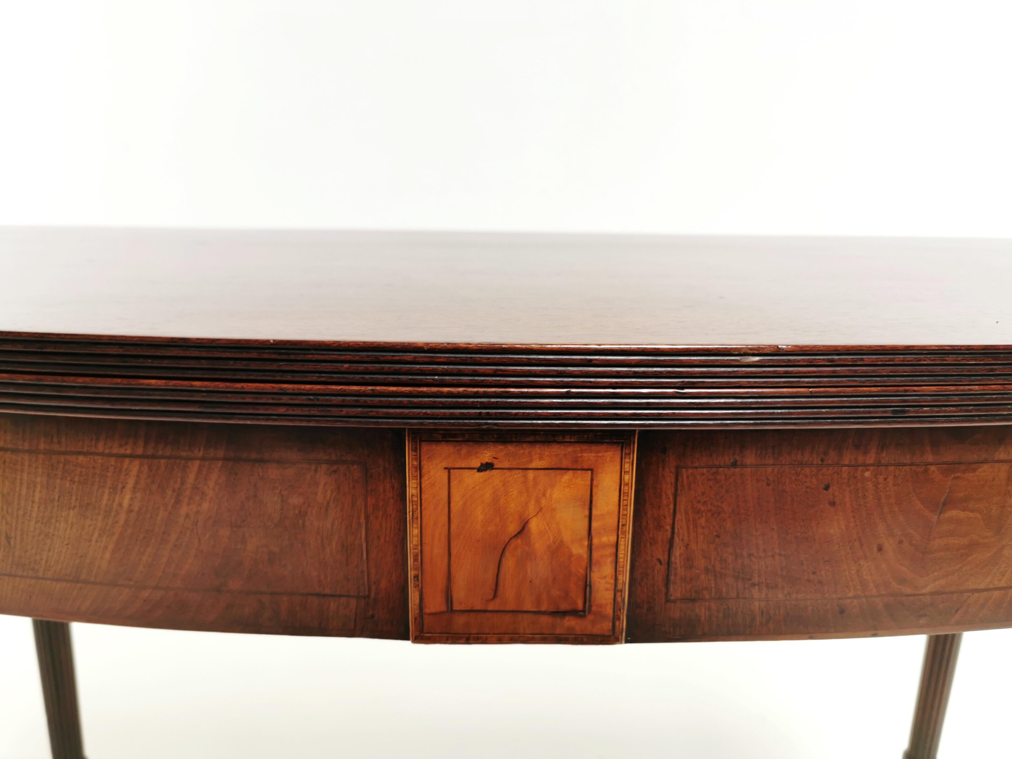 19th Century Antique British Mahogany Hall Table or Desk 5