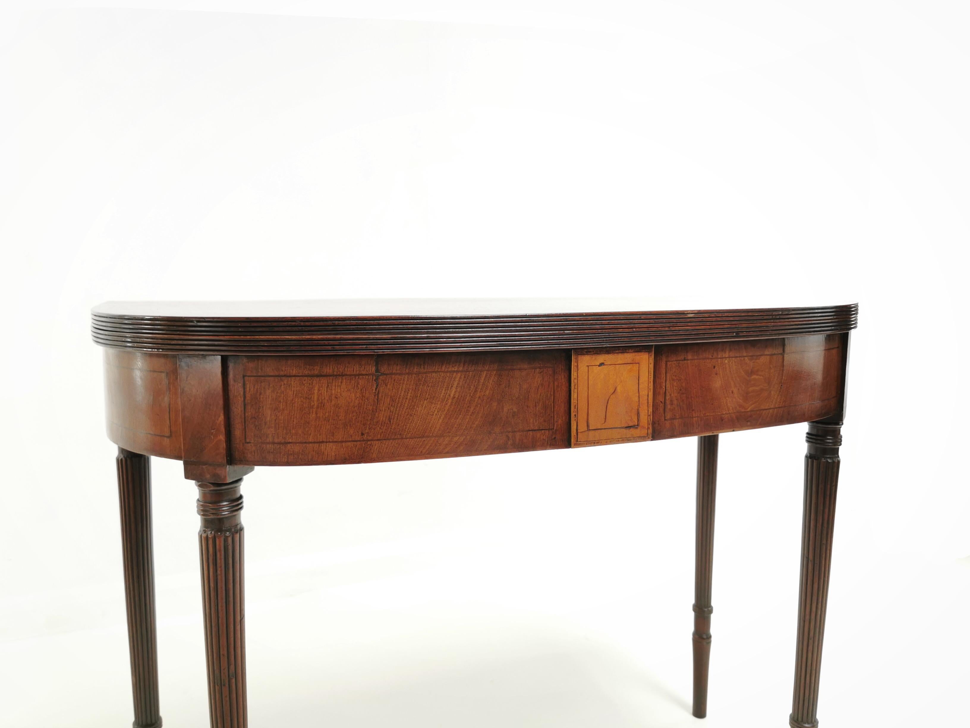 19th Century Antique British Mahogany Hall Table or Desk 6