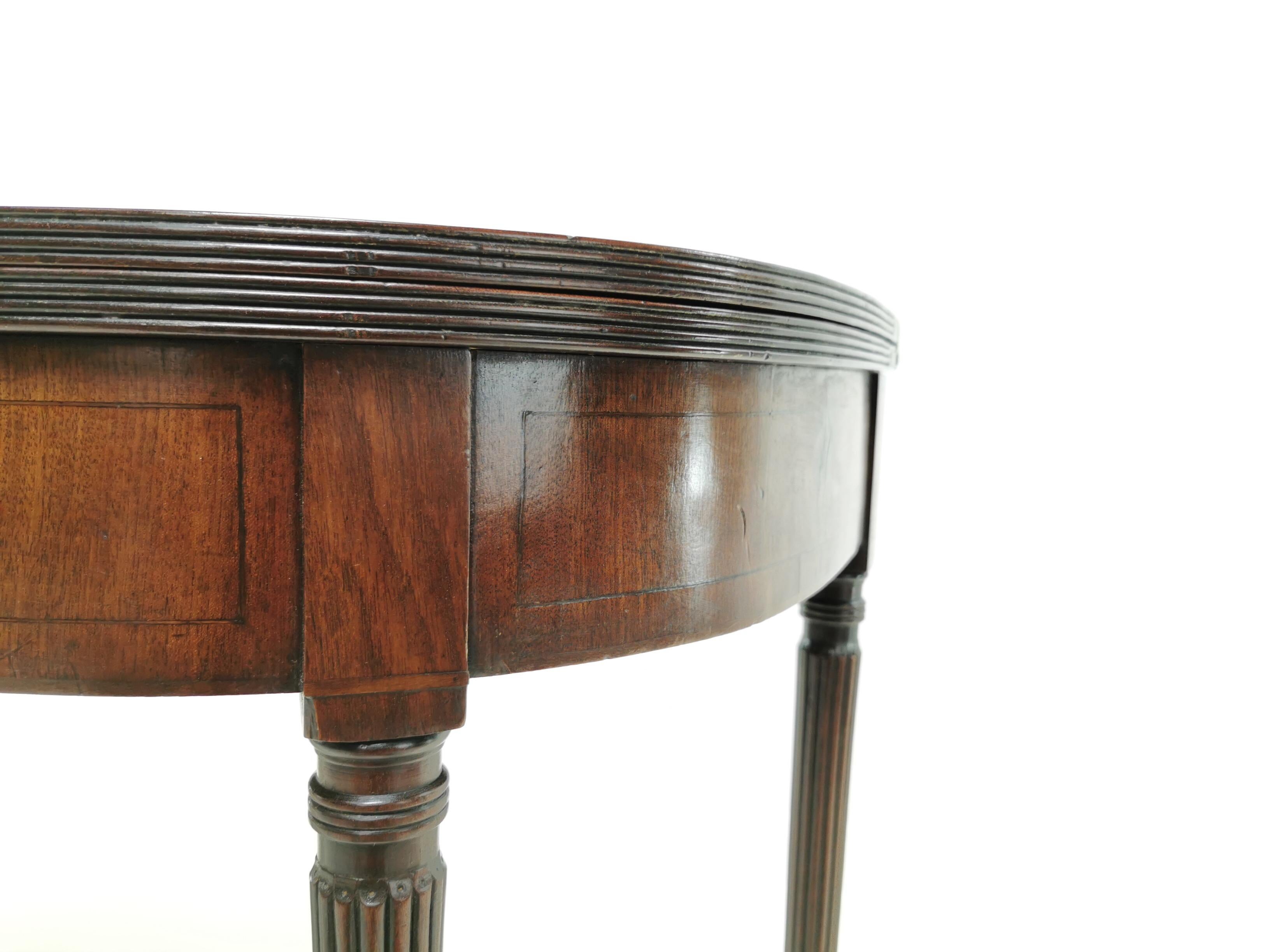 19th Century Antique British Mahogany Hall Table or Desk 4