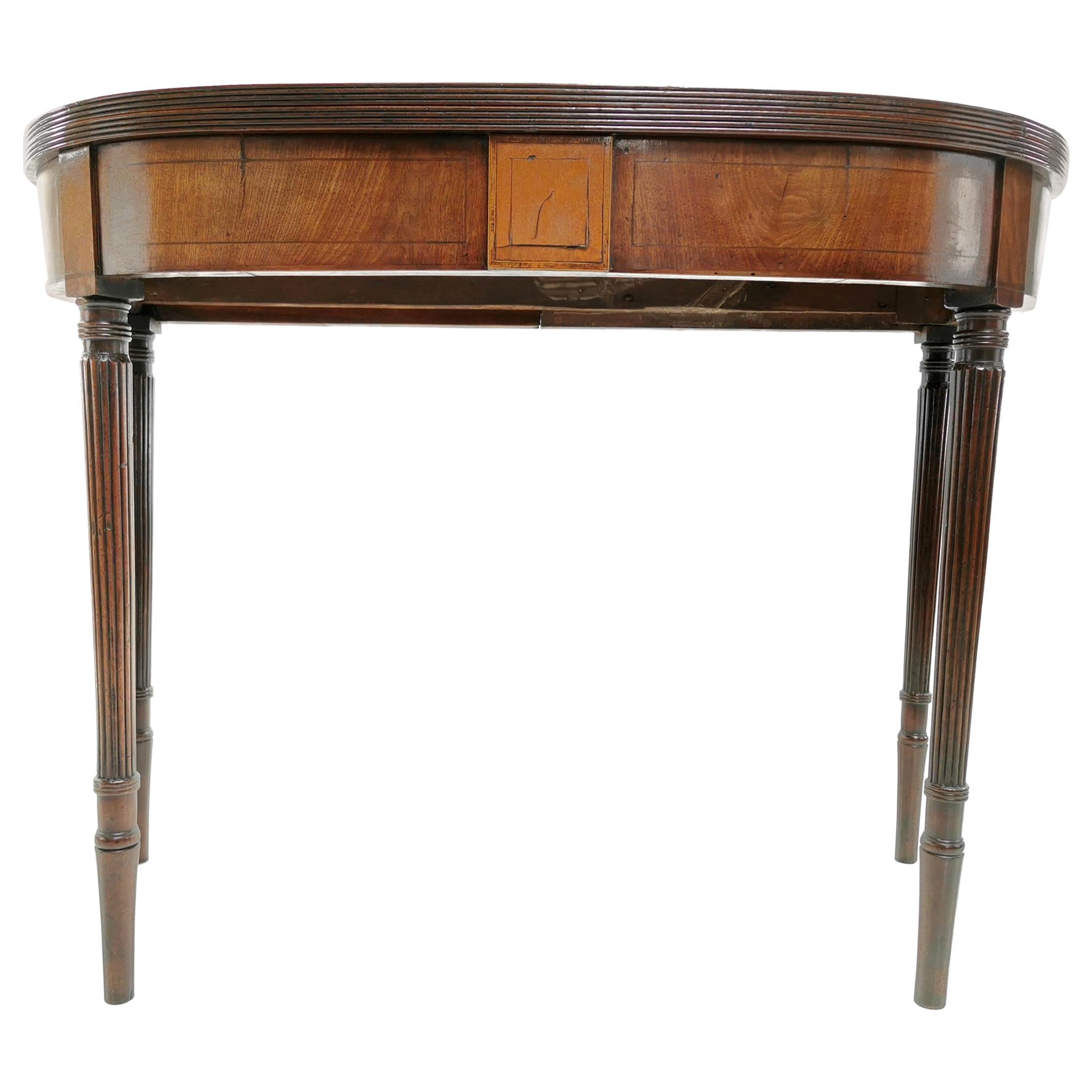 19th Century Antique British Mahogany Hall Table or Desk