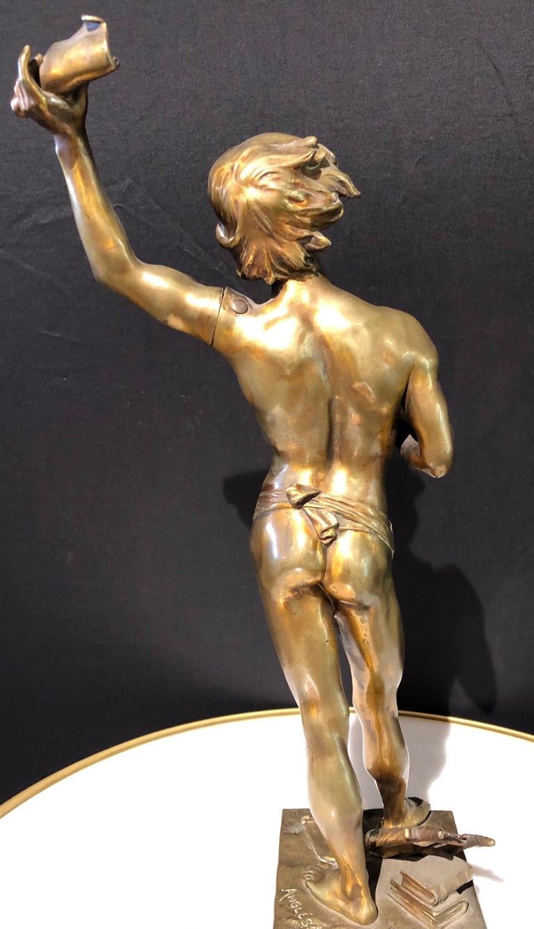 19th Century Antique Bronze by Joaquin Angles Listed "Premier Triomphe" For Sale at 1stDibs