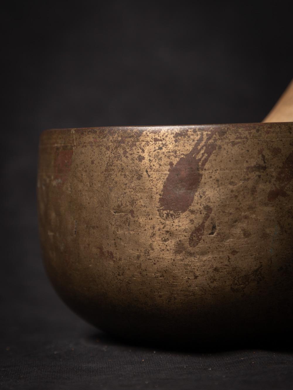 19th century Antique bronze Nepali Singing Bowl - OriginalBuddhas 4