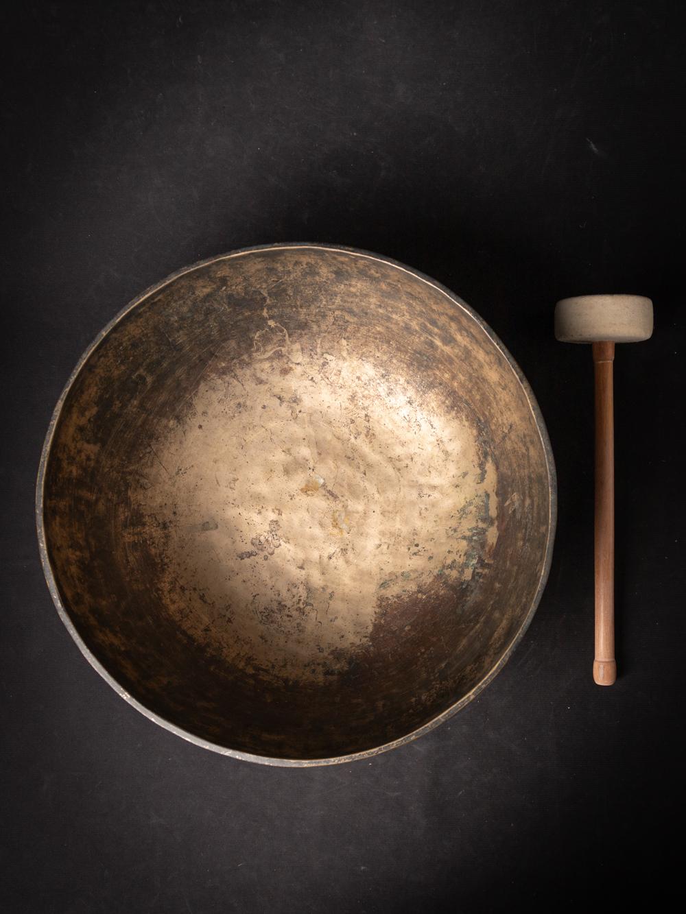19th century Antique bronze Nepali Singing Bowl - OriginalBuddhas 3