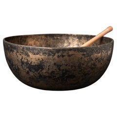 19th century Antique bronze Nepali Singing Bowl - OriginalBuddhas